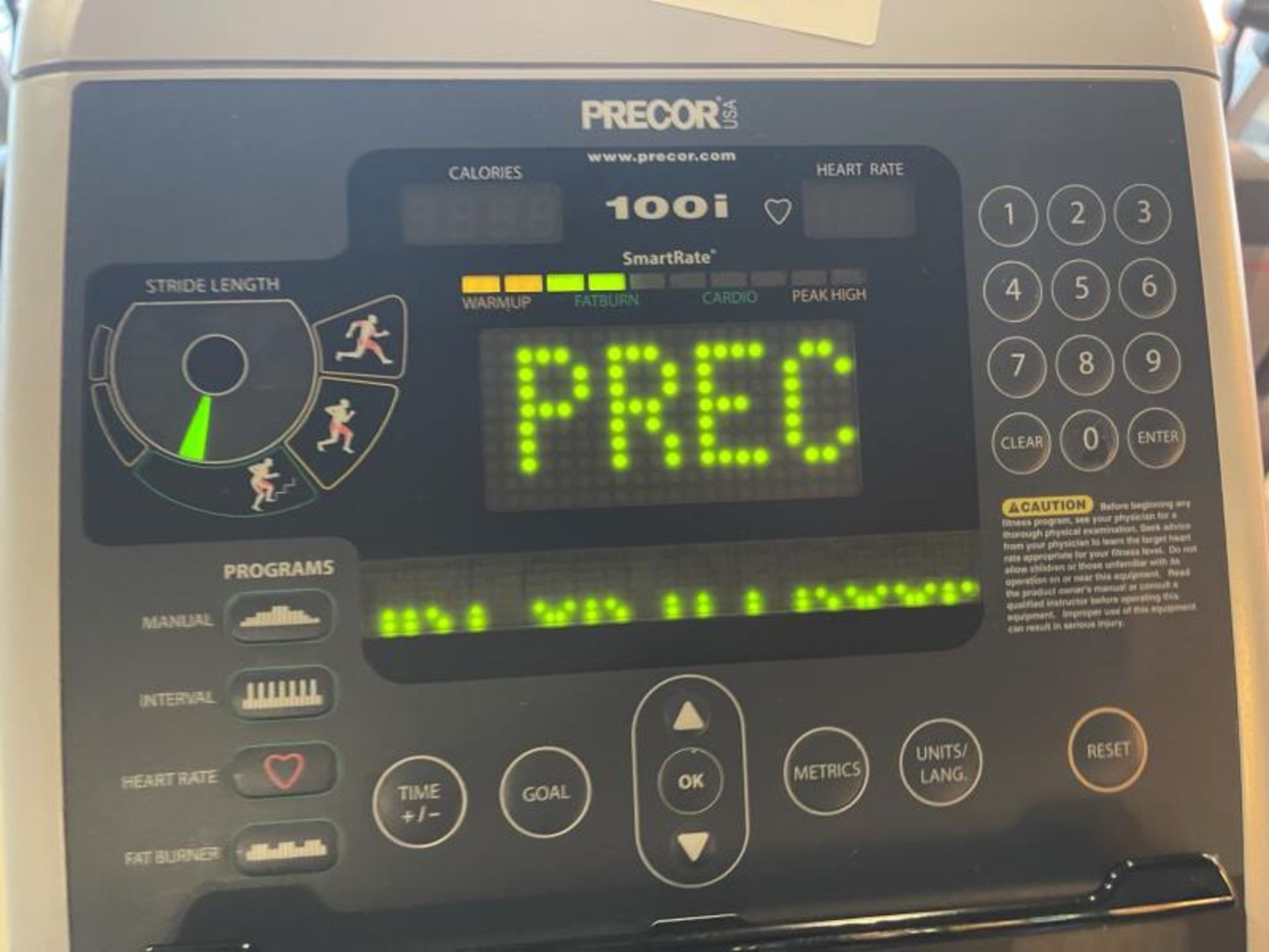 Precor AMT 100I Elliptical - Image 3 of 4