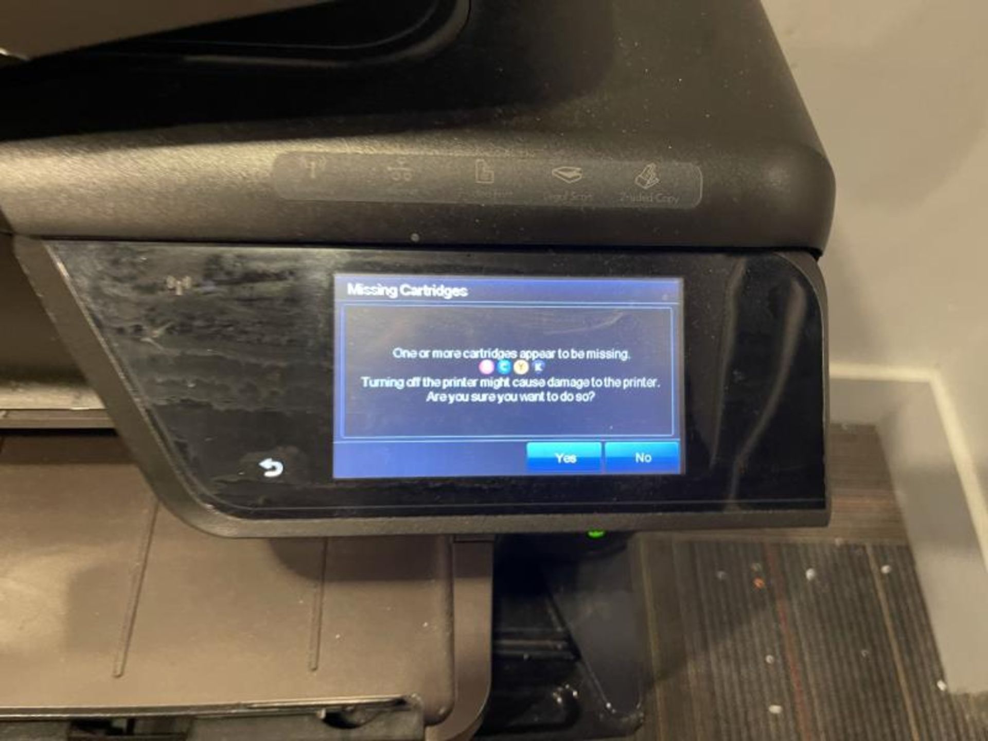 HP Officejet Pro 8600 Plus, no cartridges - Image 2 of 2