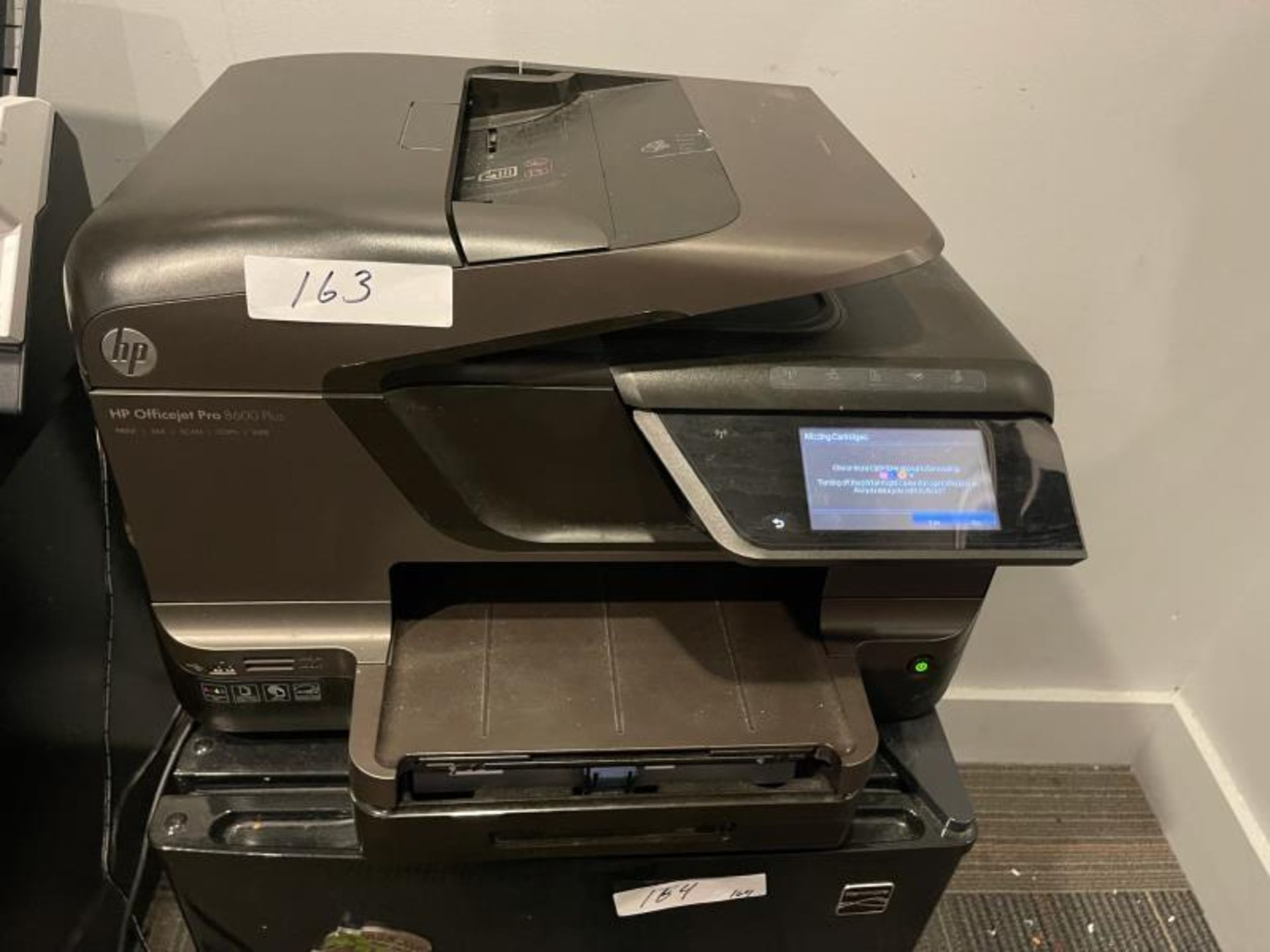 HP Officejet Pro 8600 Plus, no cartridges