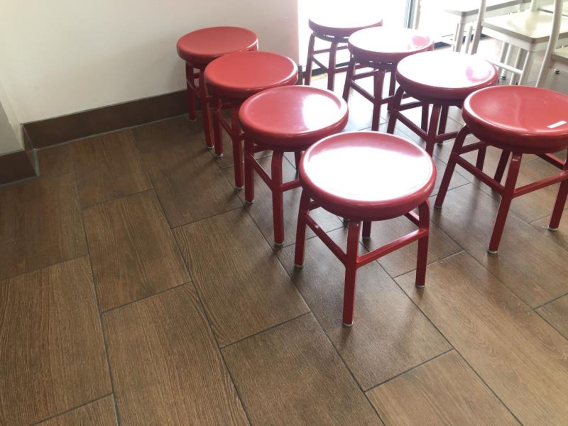 Lot of 4 Red Stools