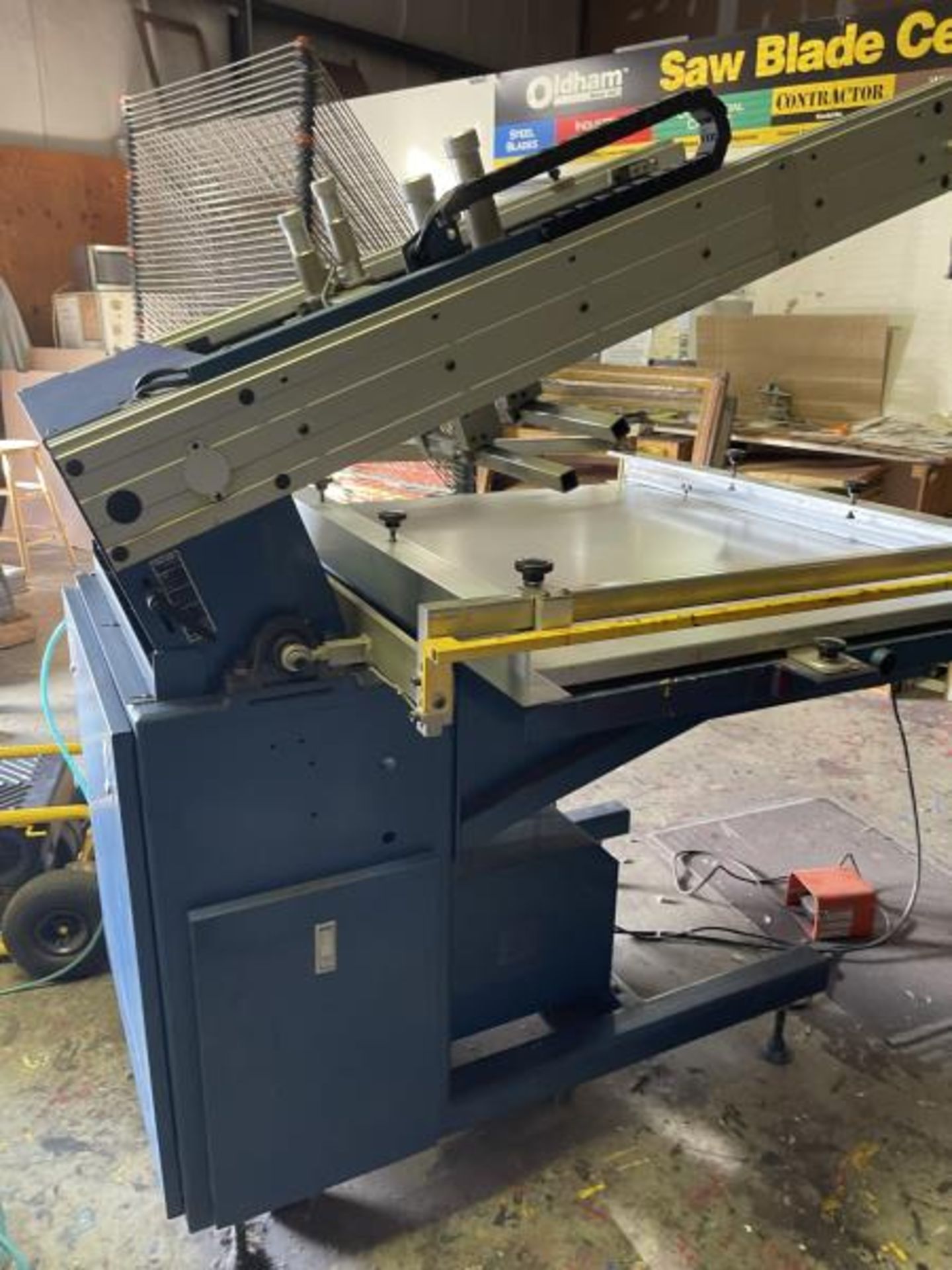 M&R Saturn Screen Printing Press, 25" x 38", Model: SATFB-2538, SN: 0600401678, Comes W/ New Replace - Image 9 of 11