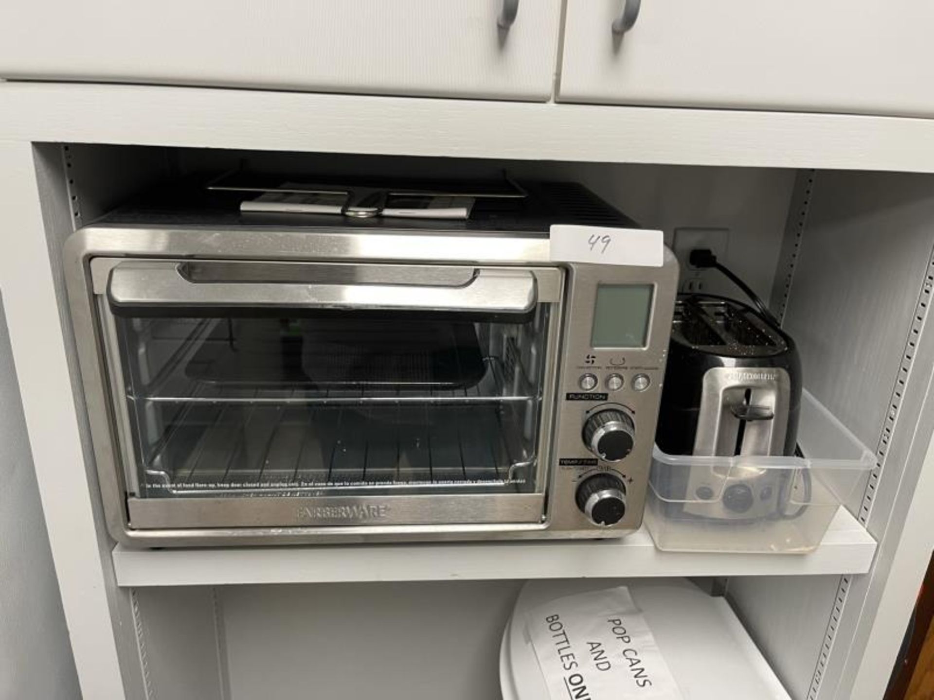 Farber Convection Toaster Oven, Black & Decker Toaster, Bunn Coffee Maker, Toshiba Microwave & Ninja