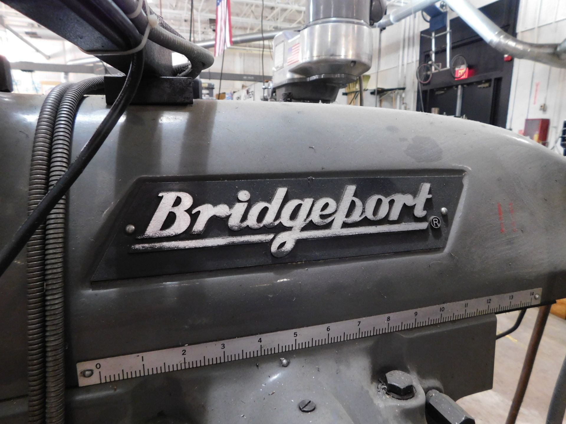 Bridgeport 2 HP Variable Speed Vertical Mill, SN BR275967, 9" x 48" Table, Acu-Rite Mill Mate 2-Axis - Image 3 of 9