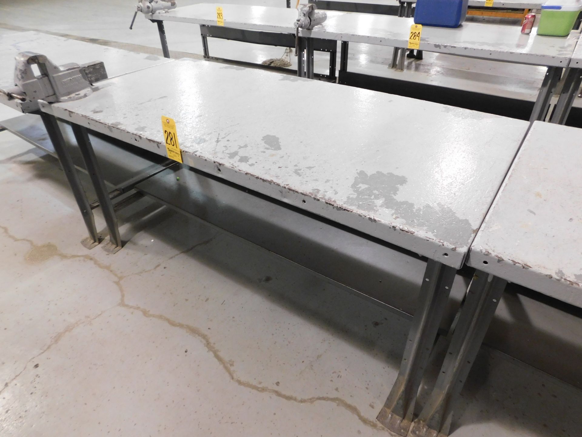 Steel Workbench with Vise