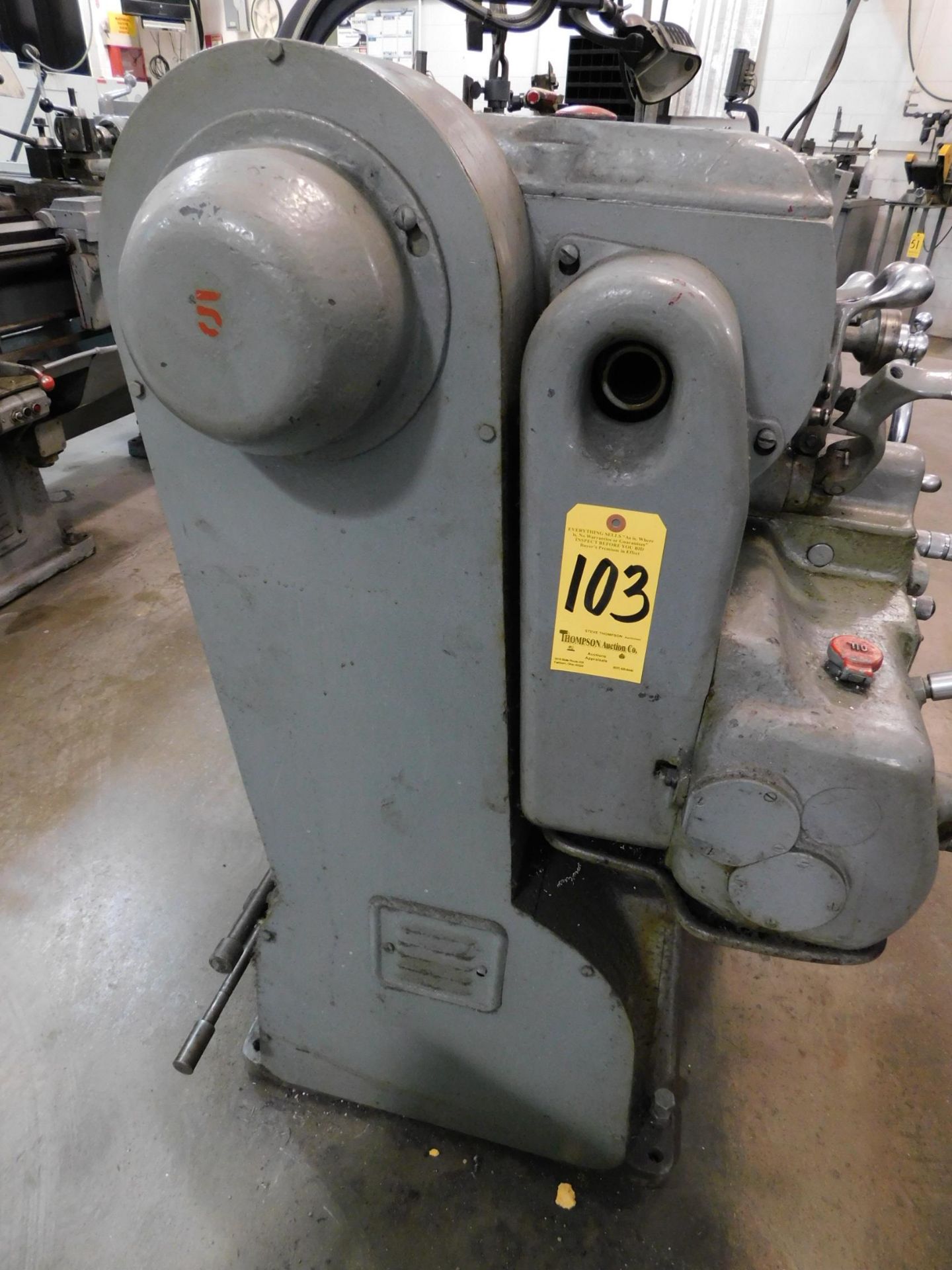 Monarch 14" x 30" Engine Lathe, SN 15050, Taper Attachment, Anilam Wizard 411 2-Axis Digital - Image 9 of 11