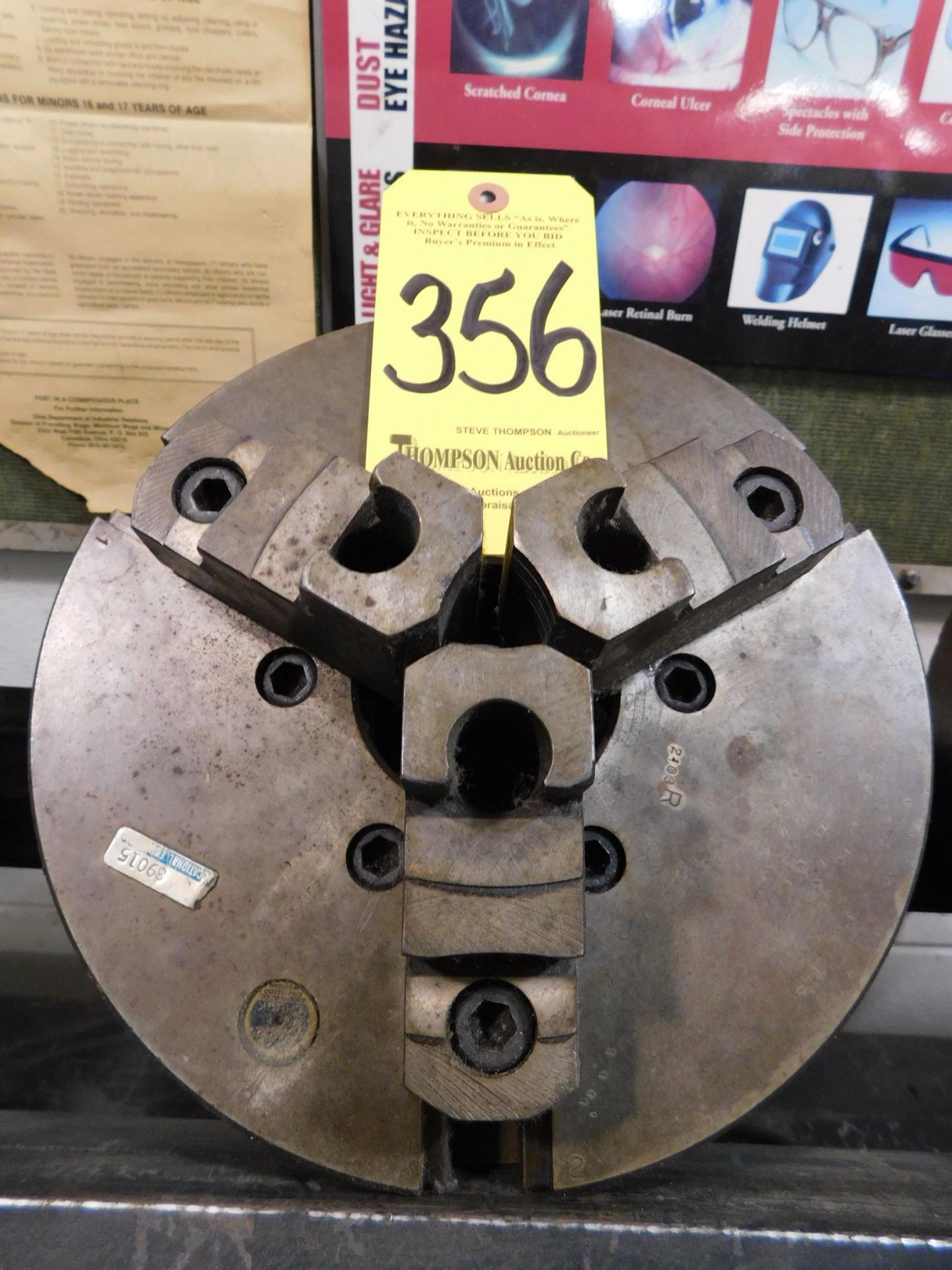 10" 3-Jaw Chuck, L-Type