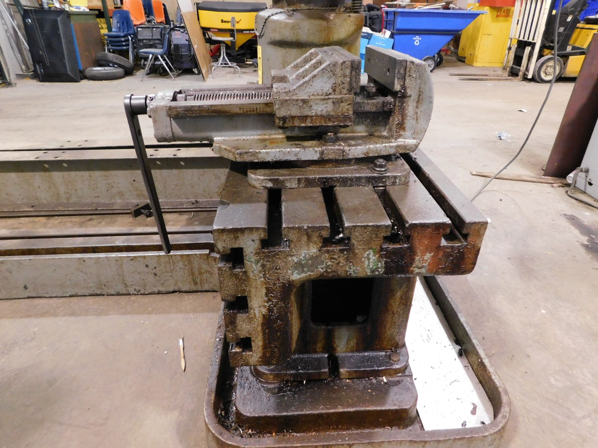 Cincinnati Bickford Super Service 4' Arm/11" Column Radial Drill, SN 2E-382, Box Table, L-Shaped - Image 5 of 12