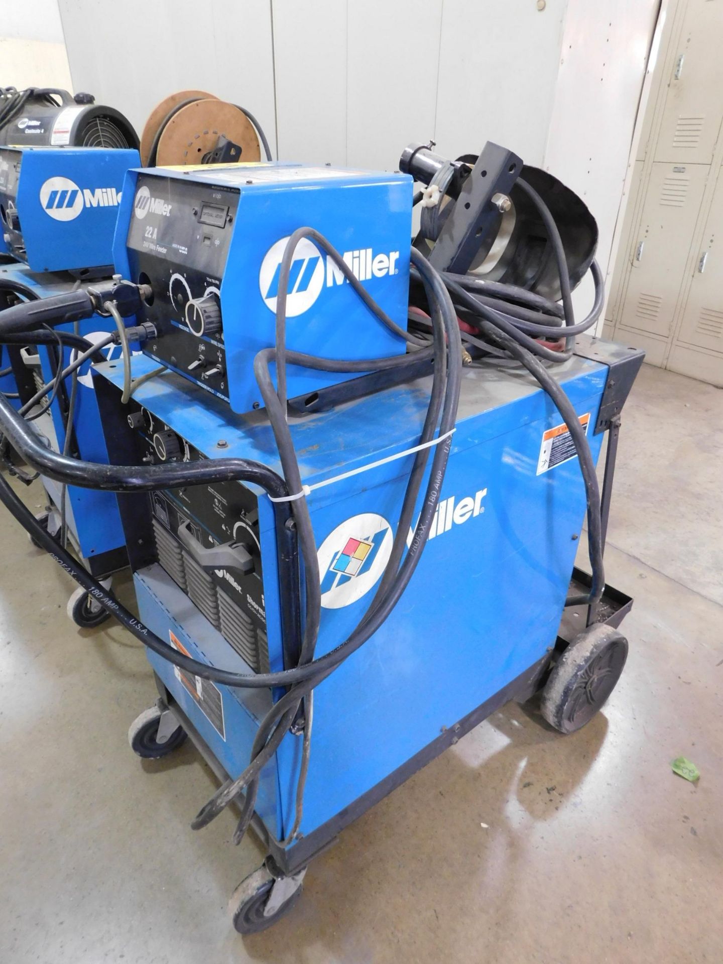 Miller Shopmaster Mig Welder, SN KK158752, 230 V, 1 phs., with Miller 22A Wire Feeder - Image 3 of 4