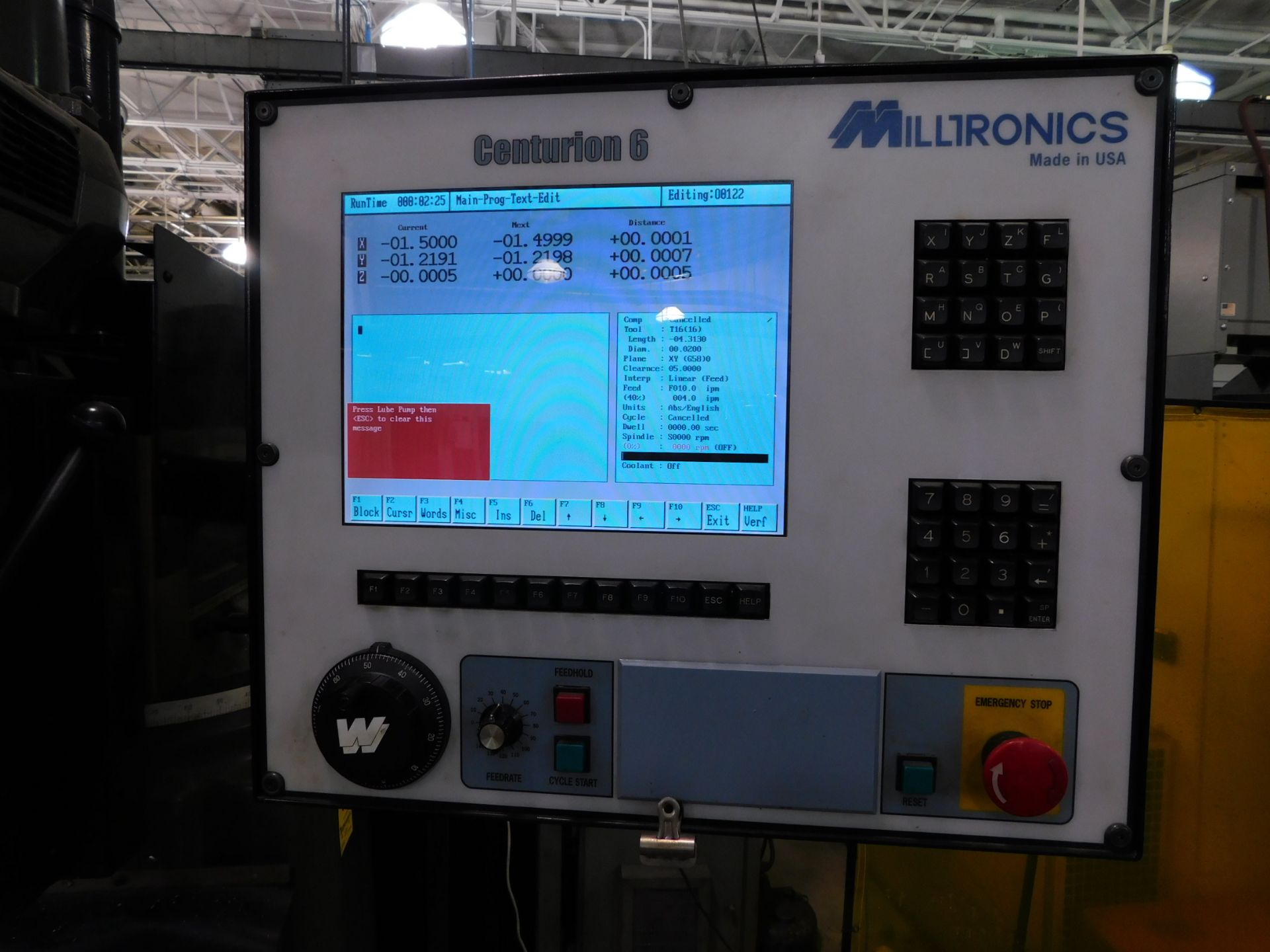 Seiki Model 4VH CNC Vertical Knee Mill, SN 1037, New in 2001, with Milltronics Centurion 6 CNC - Image 2 of 11