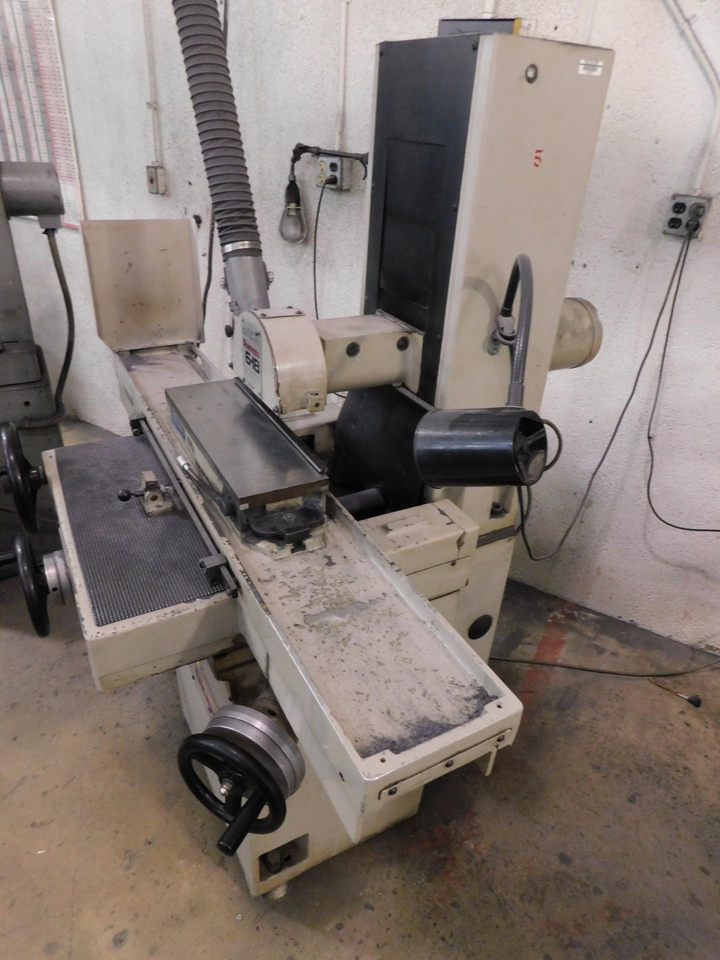 Okamoto Model L-618B, 6" x 18" Hand-Feed Surface Grinder, SN 48027, Walker Ceramax 6" x 18" Hand- - Image 6 of 11