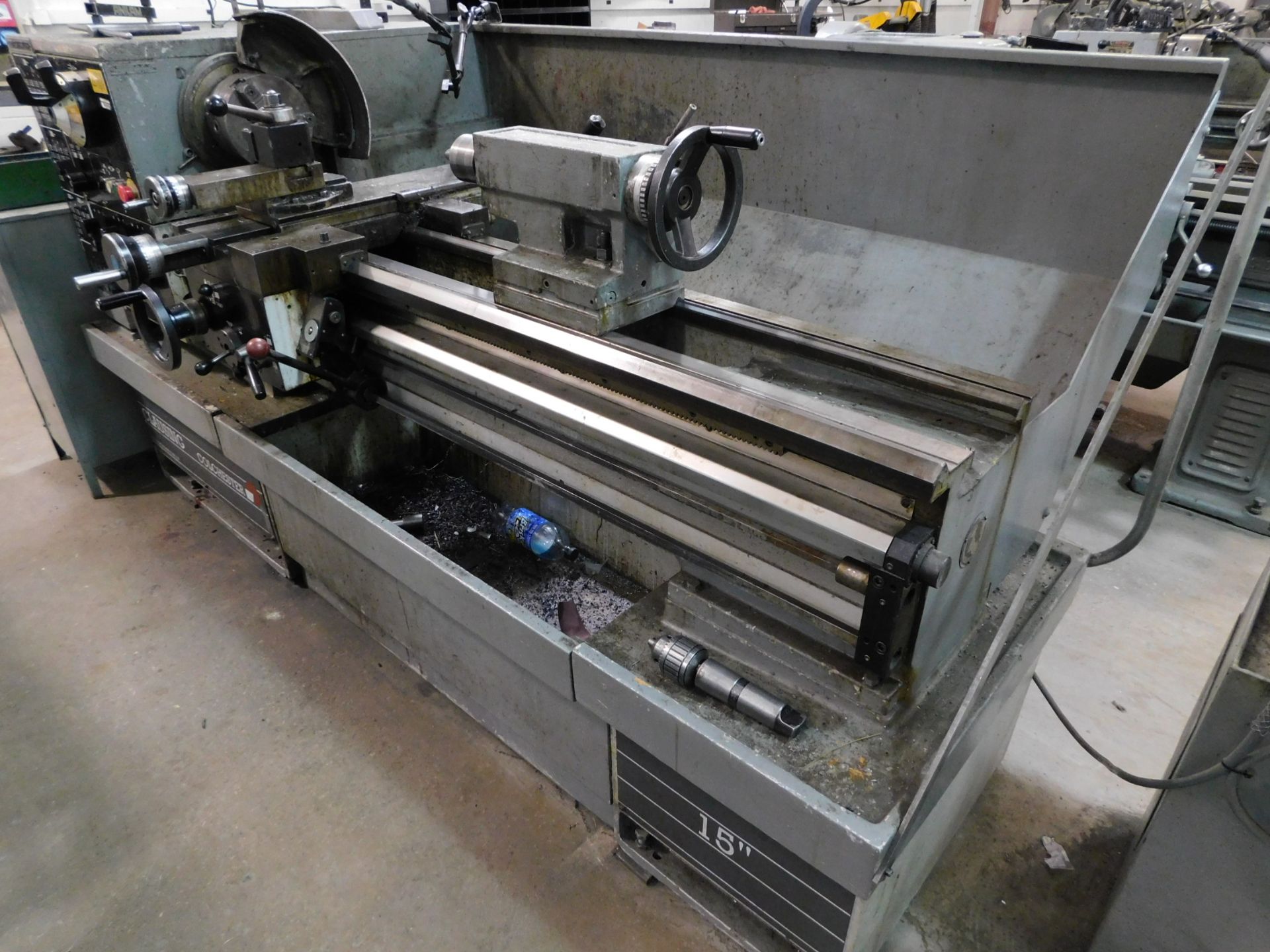 Clausing Colchester 15" x 50" Toolroom Lathe, SN TG0562-490, with Anilam Wizard 211 2-Axis Digital - Image 4 of 12