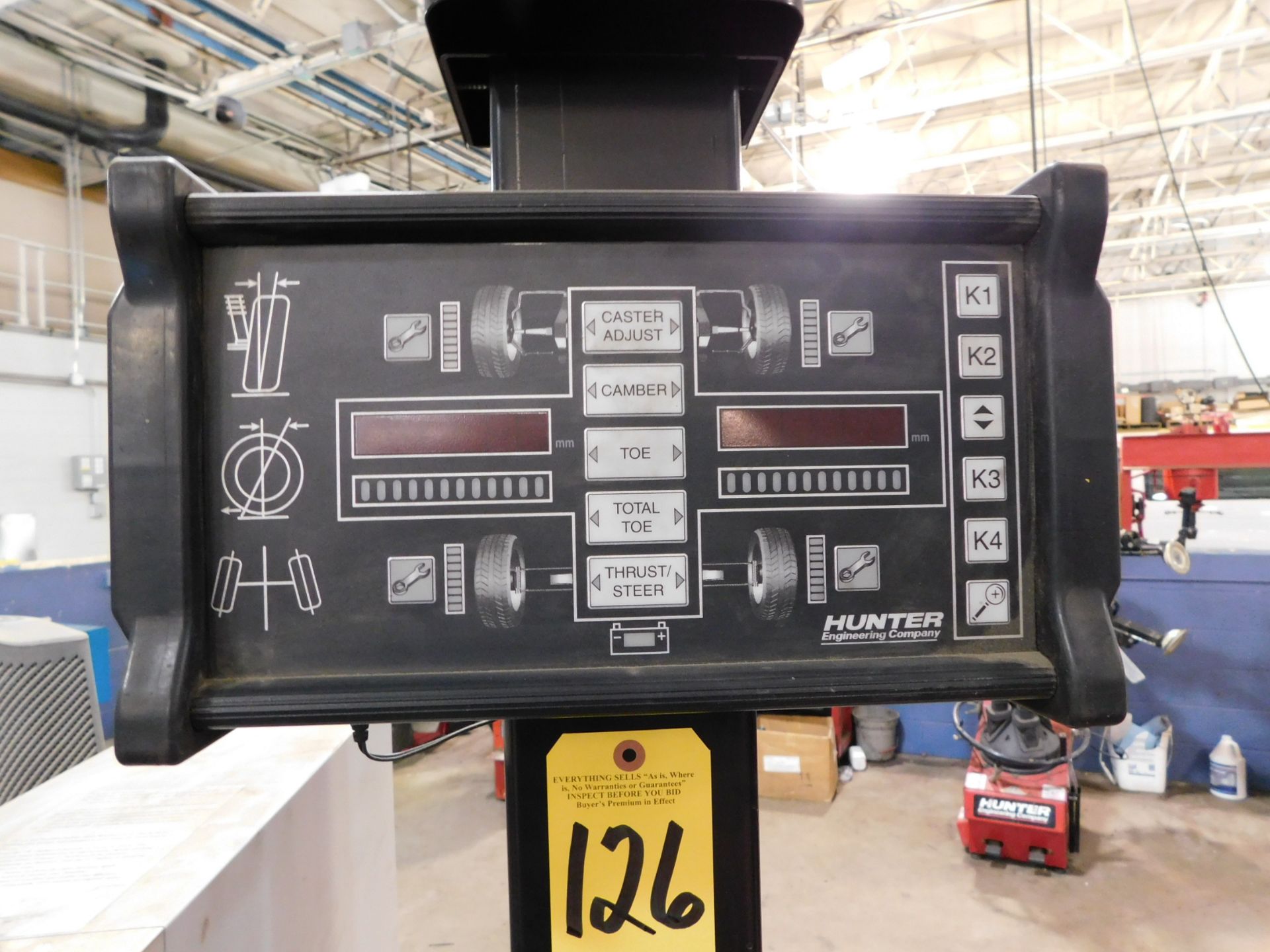 Hunter Model R811 Alignment System, SN 30-411-1 with DSP600 Alignment Sensors, and Hunter Model - Image 10 of 14