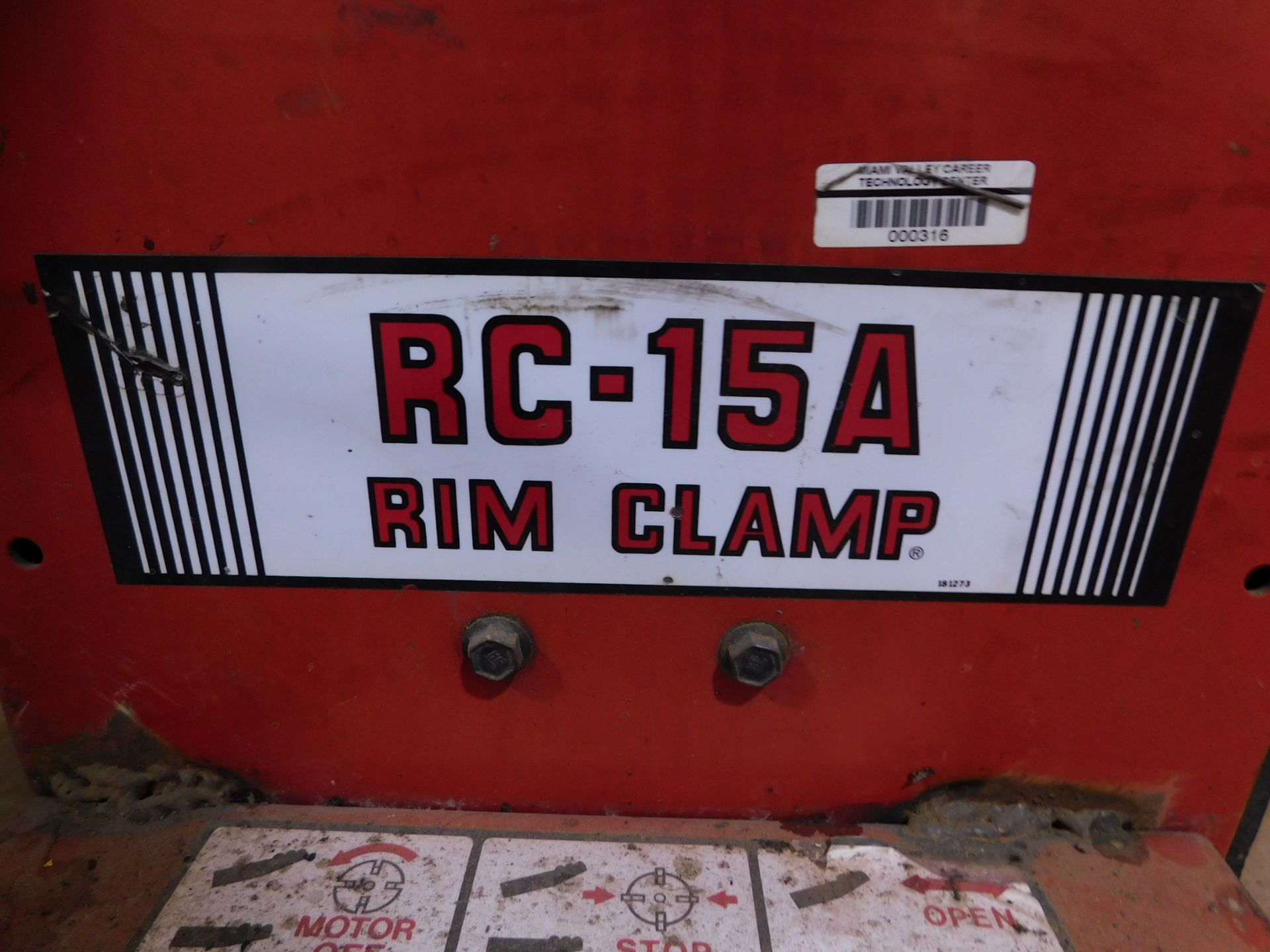 Coats Model RC-15A Rim Clamp Tire Changer, SN 0002314607, 115V, 1phs. - Image 4 of 4