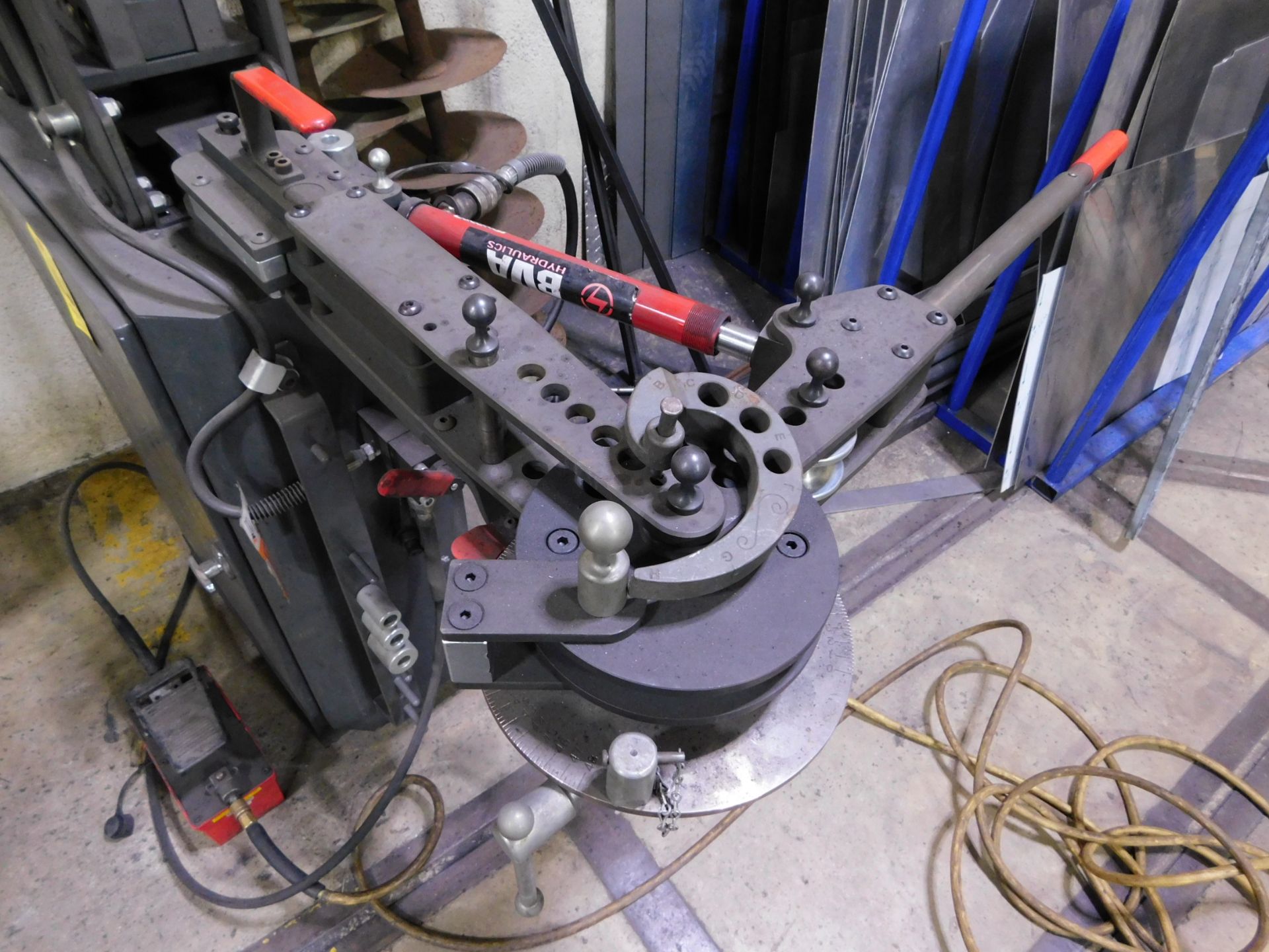 Universal Fabricator Model UF-25H Hydraulic Tubing Bender with 10" Press Brake Attachment, and - Image 2 of 7