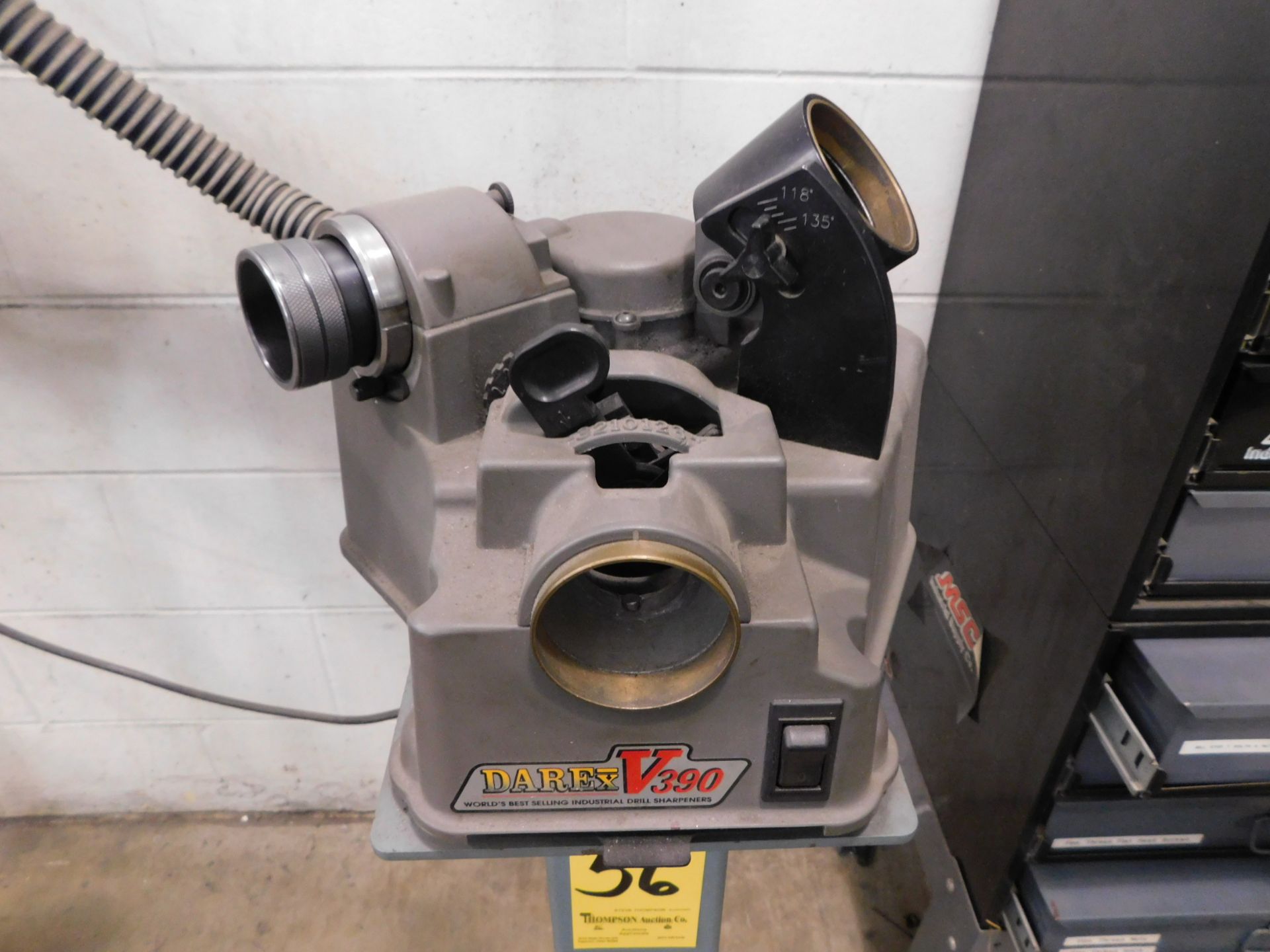 Darex V390 Drill Sharpener, SN 14815B, 115V, 1 phs., with Pedestal - Image 2 of 3