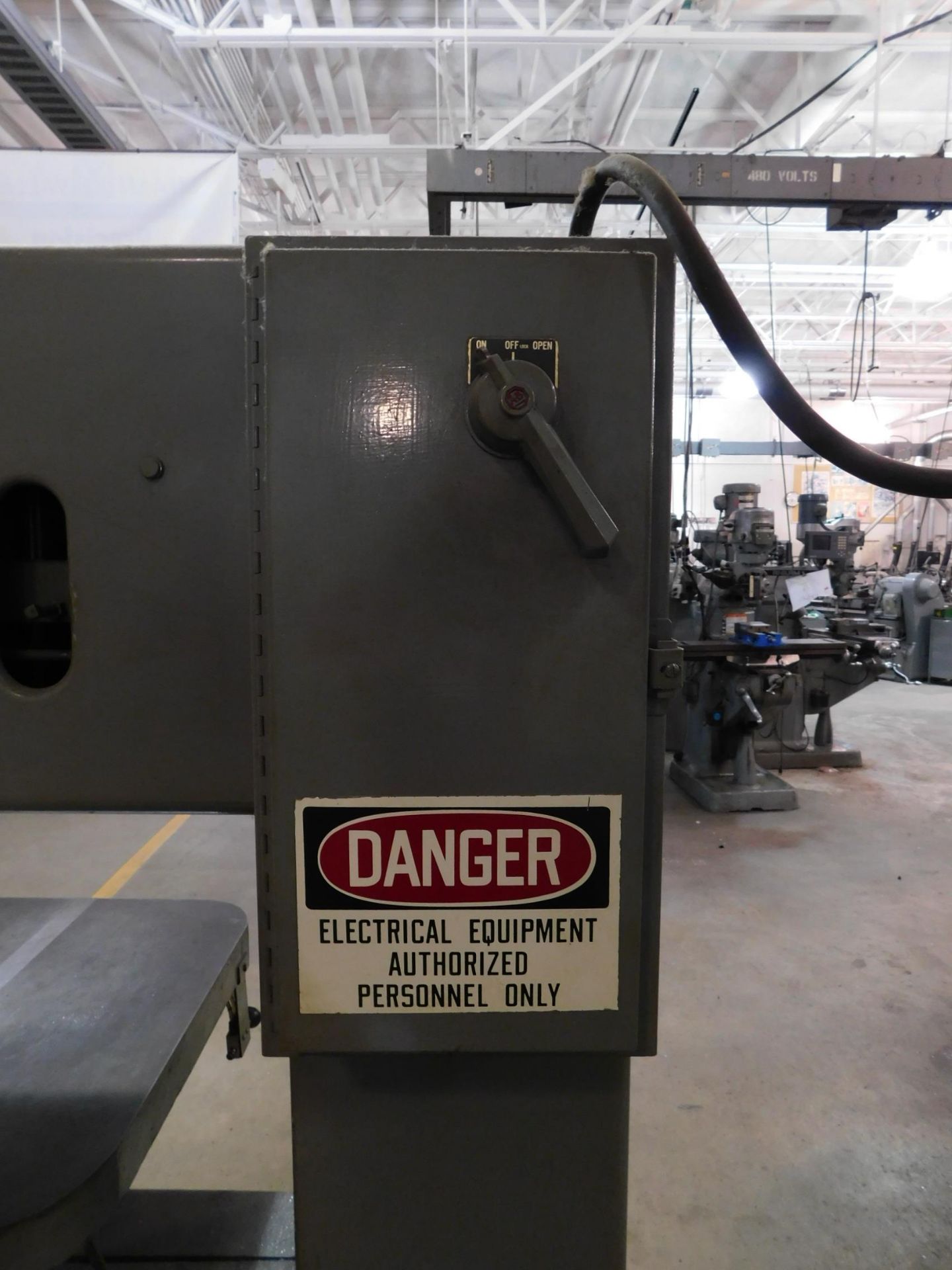 Grob Model 4V-18 Metal Cutting Vertical Bandsaw, SN 4780, New in 1985, Blade Welder, 18" Throat - Image 6 of 9