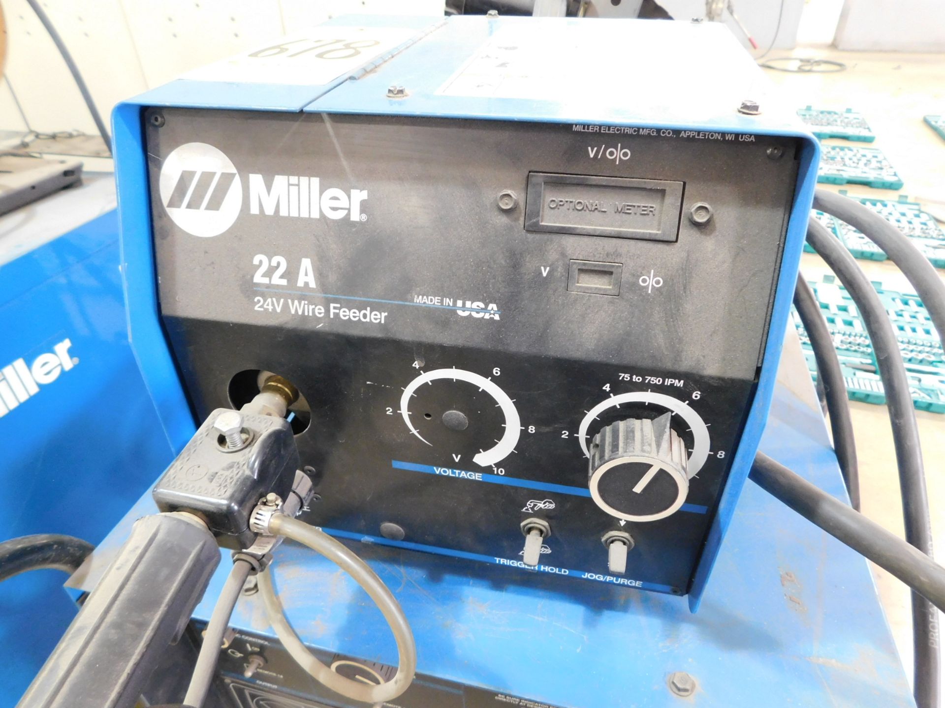 Miller Shopmaster Mig Welder, SN KK158752, 230 V, 1 phs., with Miller 22A Wire Feeder - Image 2 of 4