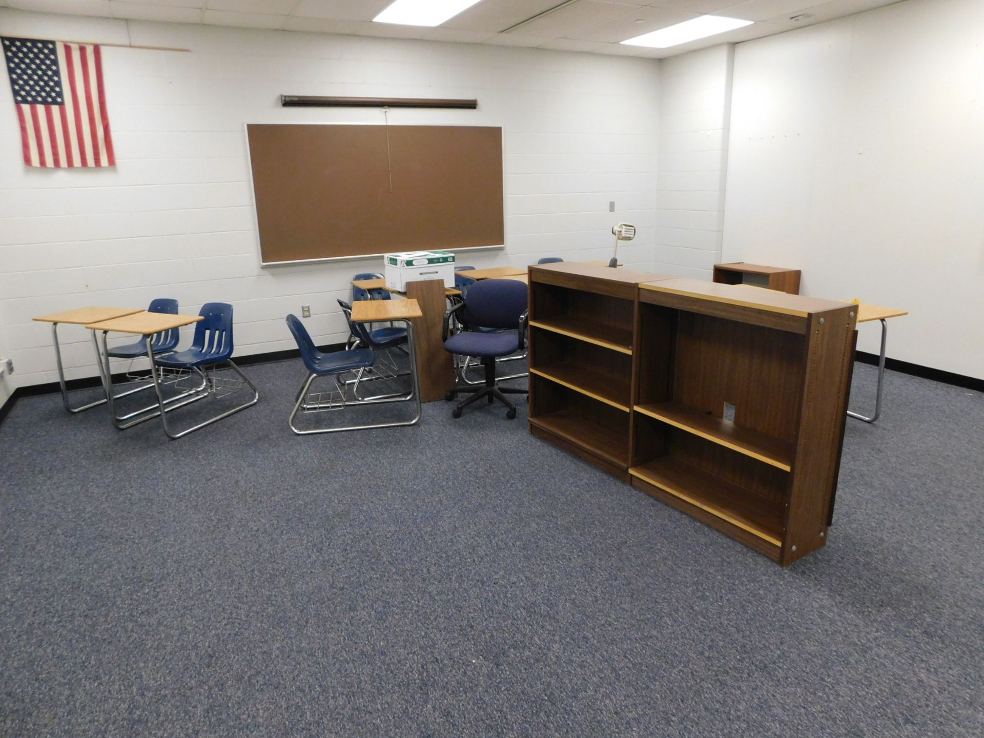 Contents of Room 202, Classroom Desks and Bookcases