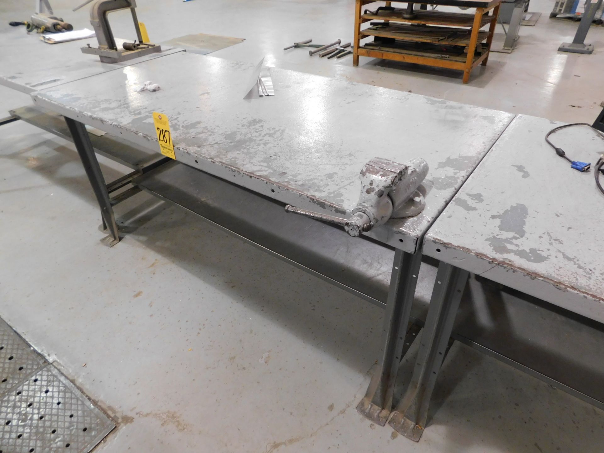 Steel Workbench with Vise