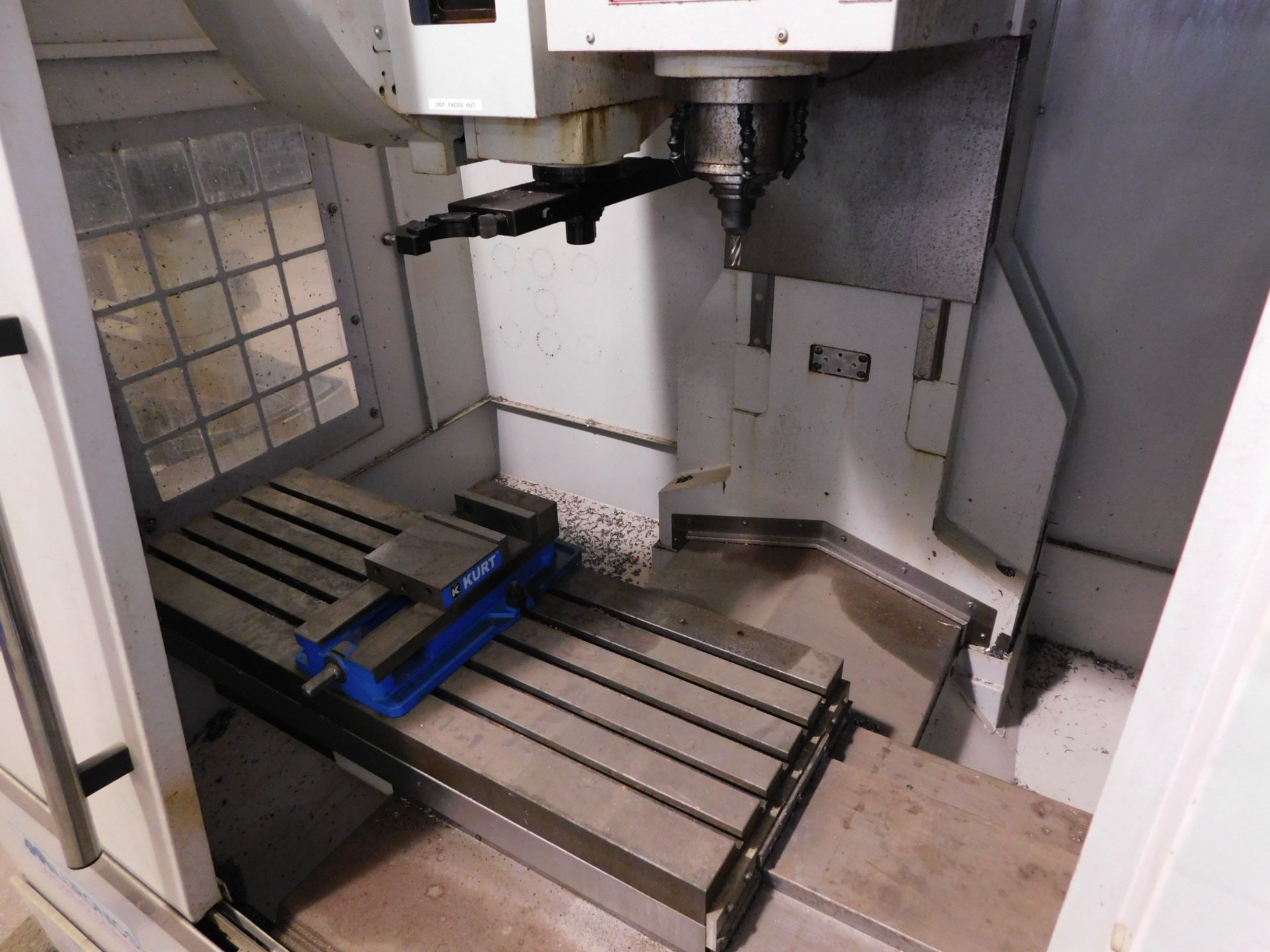 Milltronics Model VM16 Vertical Machining Center, SN 7803, Mfg. Date 0340, 16" x 45" Table, 16 - Image 8 of 14