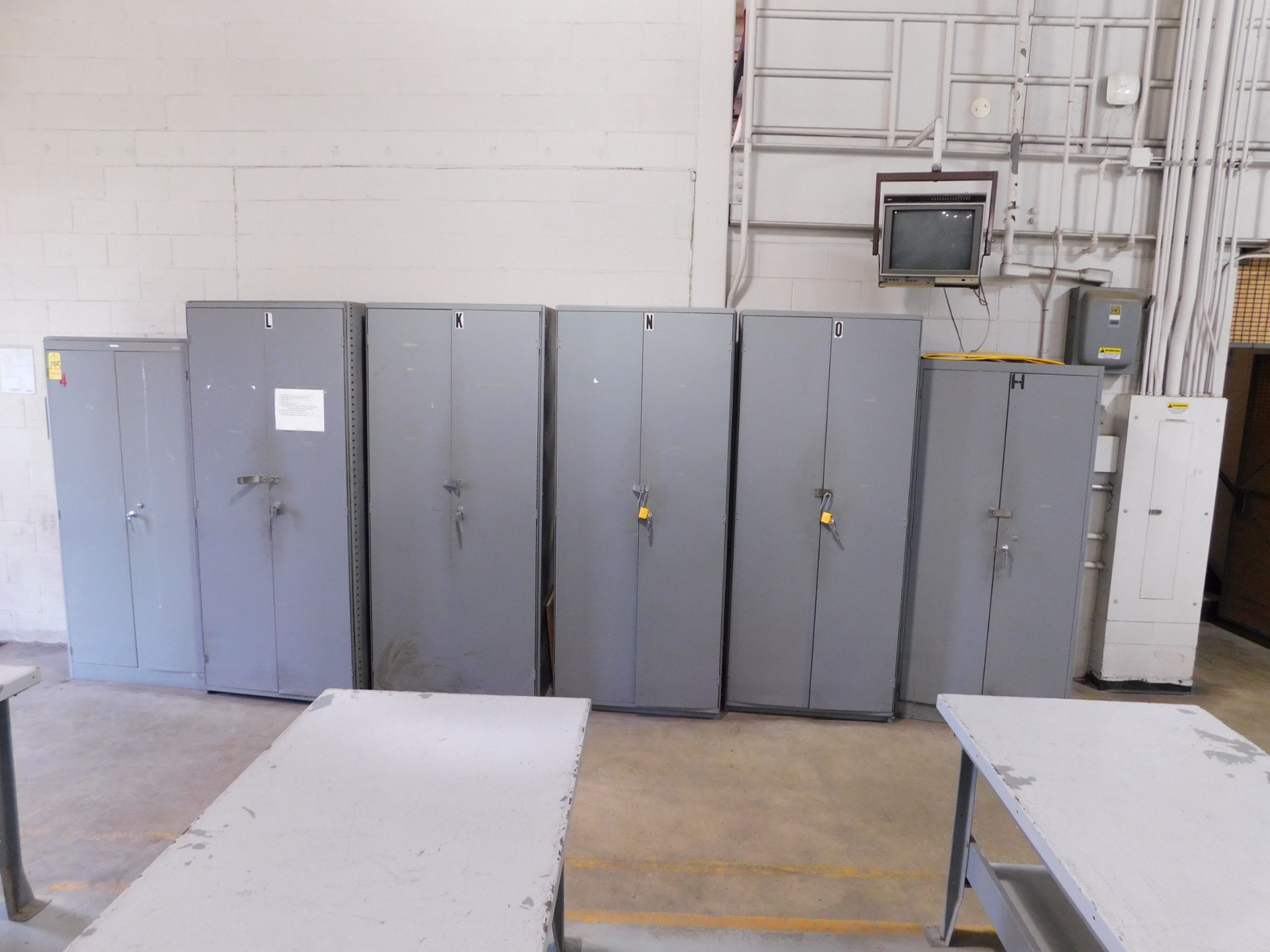 (6) 2- Door Upright Storage Cabinet