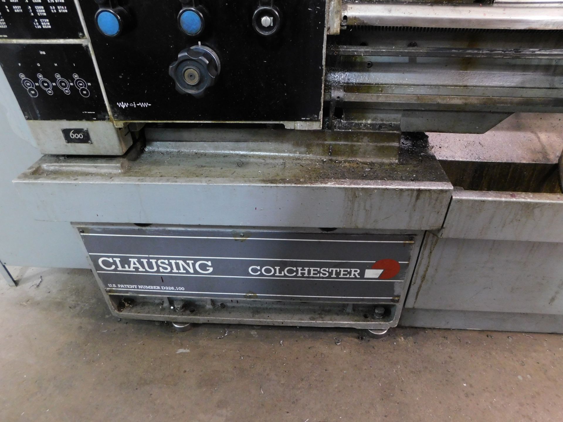 Clausing Colchester 15" x 50" Toolroom Lathe, SN TG0579-507, with Anilam Wizard 211 2-Axis Digital - Image 7 of 12