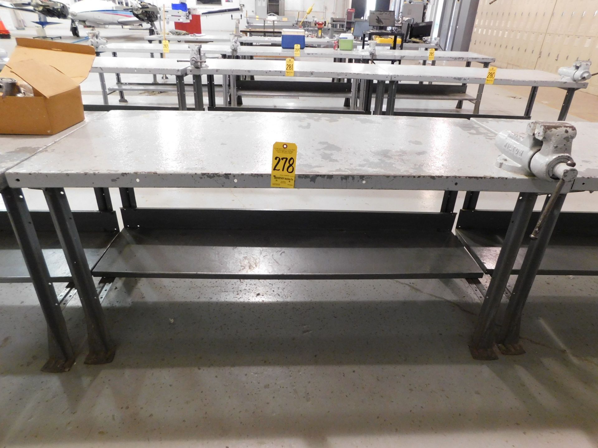 Steel Workbench with Vise