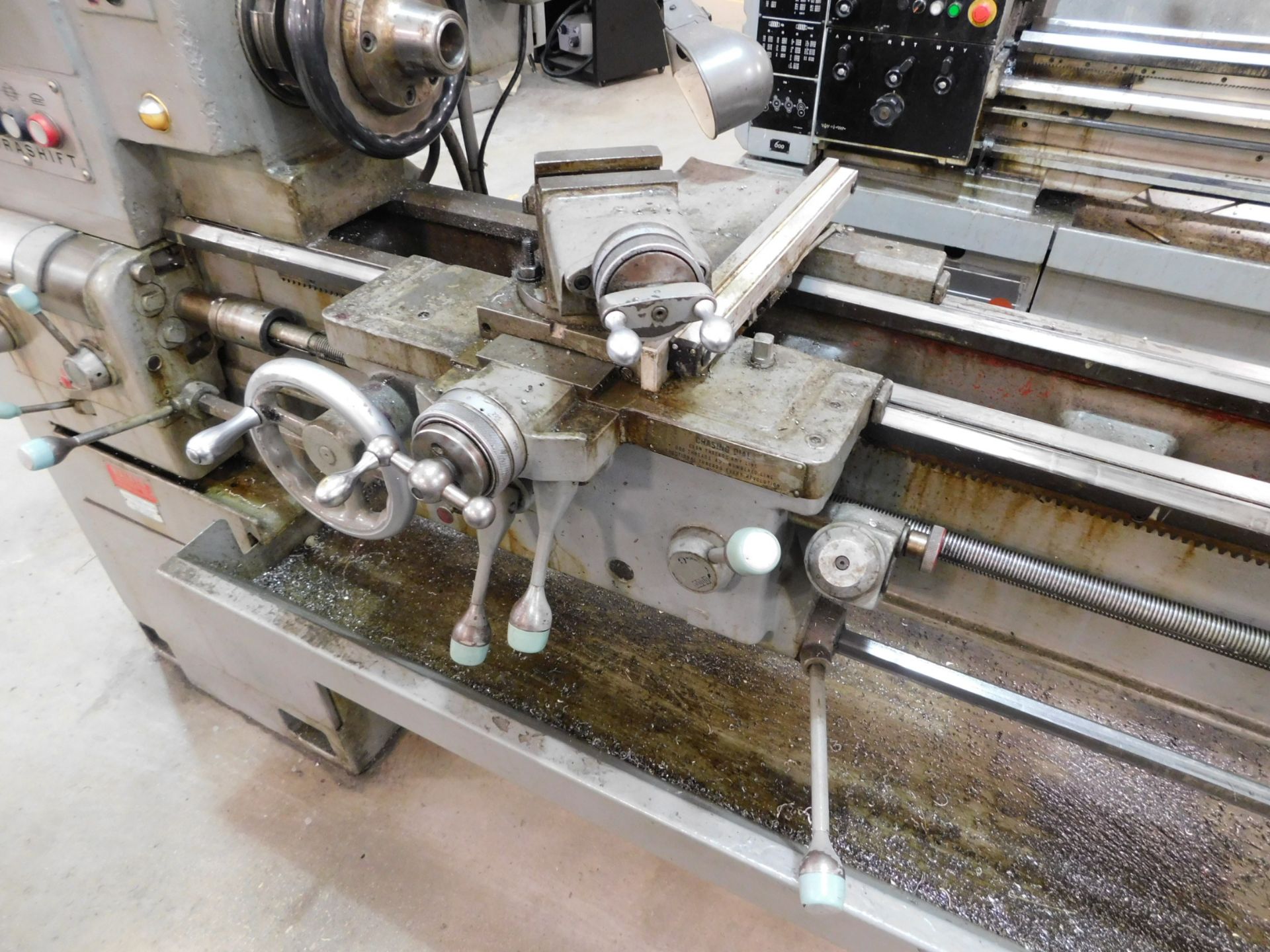 Cincinnati 15" x 50" Hydrashift Toolroom Lathe, SN 5501R2-5W-0013, with Anilam Wizard 411 2-Axis - Image 4 of 11