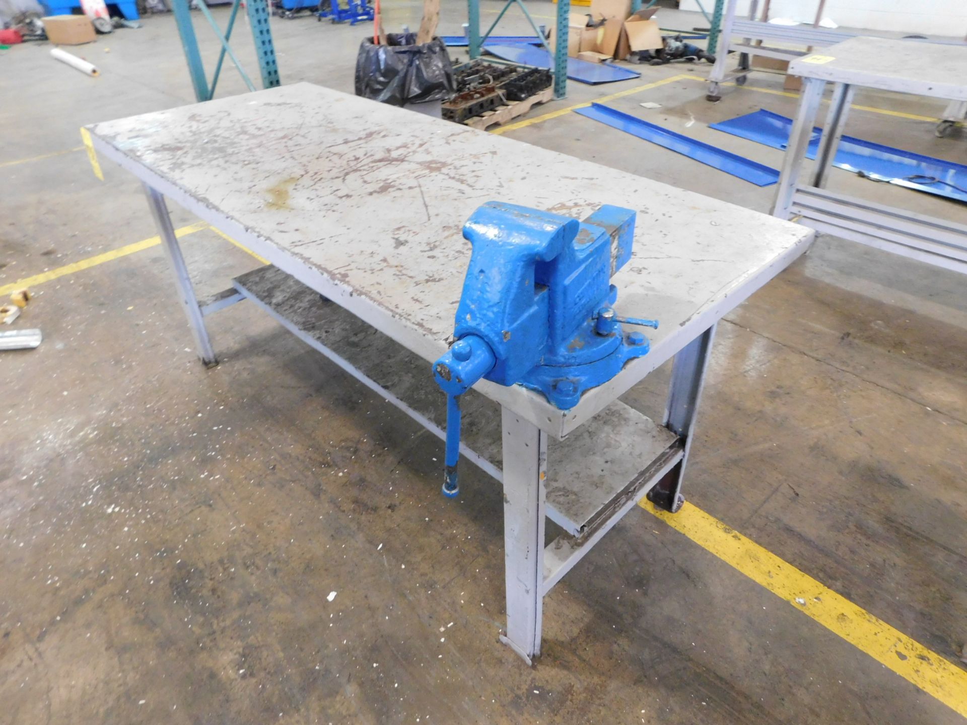 Steel Workbench with Vise