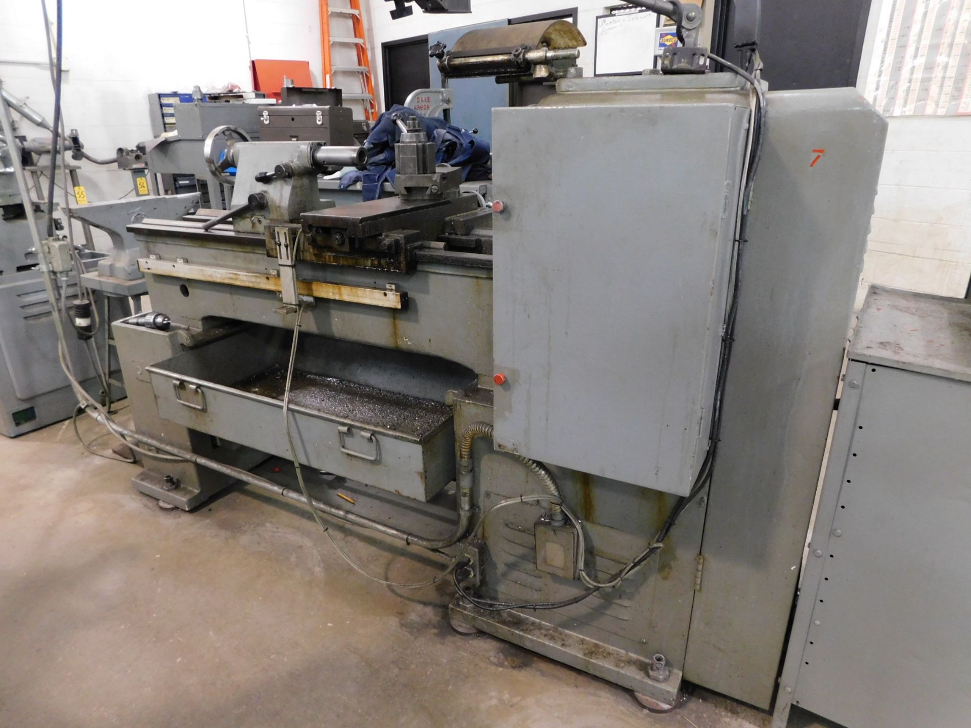 South Bend 400 16" x 36" Toolroom Lathe, SN 020230, with Anilam Wizard 411 2-Axis Digital Readout - Image 13 of 15