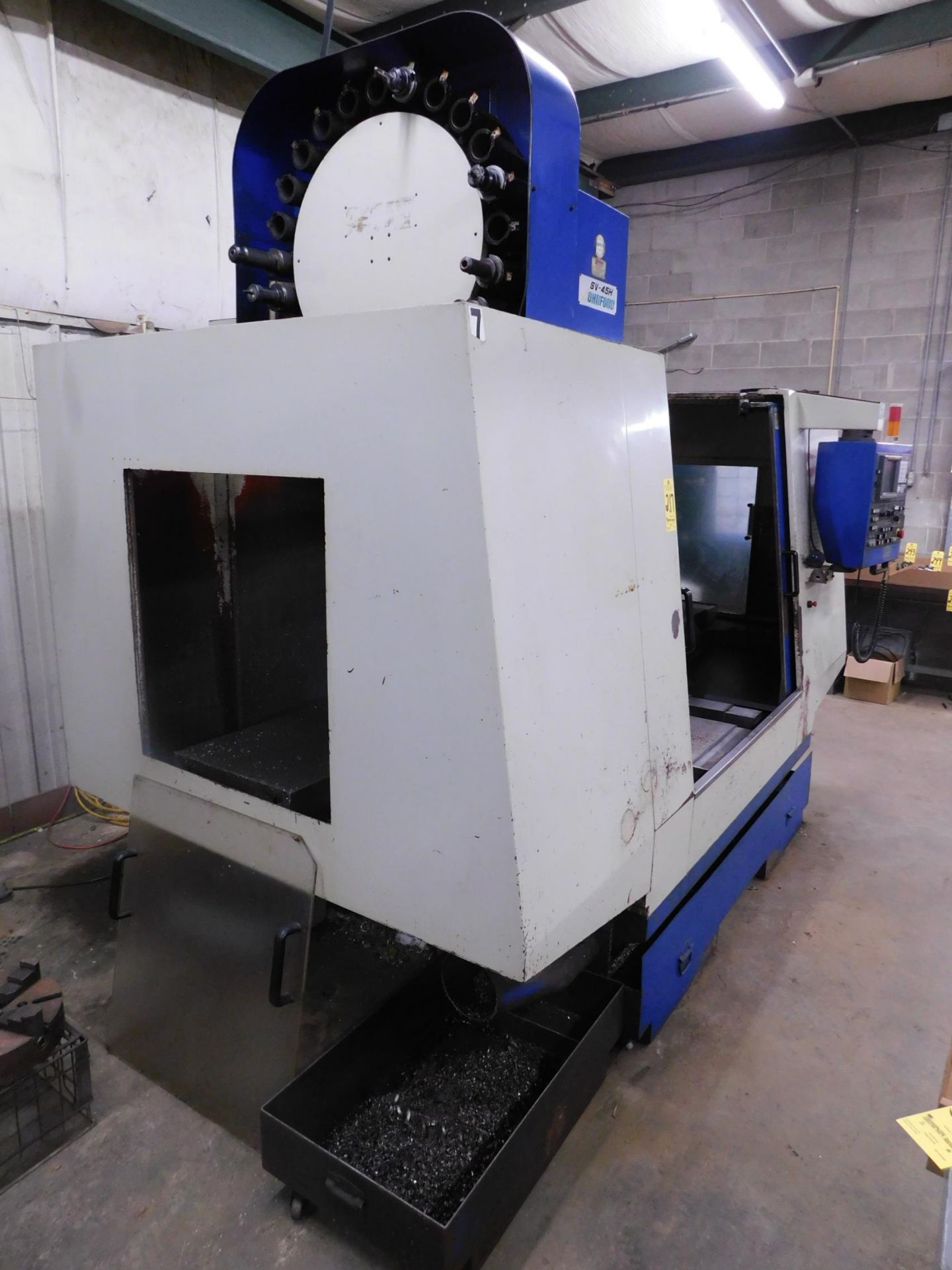 Johnford SV-45H CNC Vertical Machining Center, SN VU8123, New in 1998, 19.7" x 48" Table, Fanuc 18M - Image 4 of 16