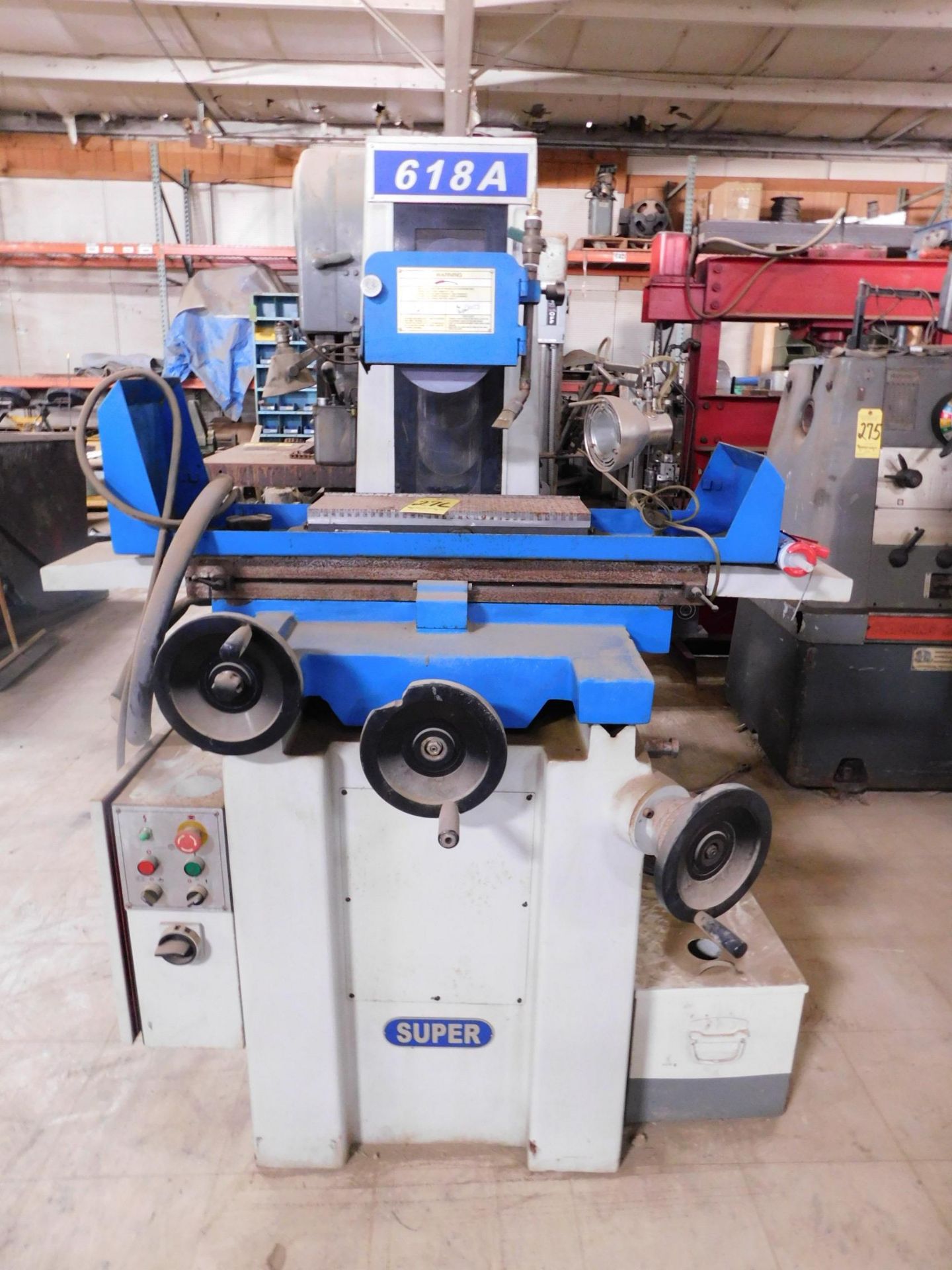 Super 618 A Hand Feed Surface Grinder, New 2006, Walker 6" x 18" PM Chuck, Coolant, SN 06261