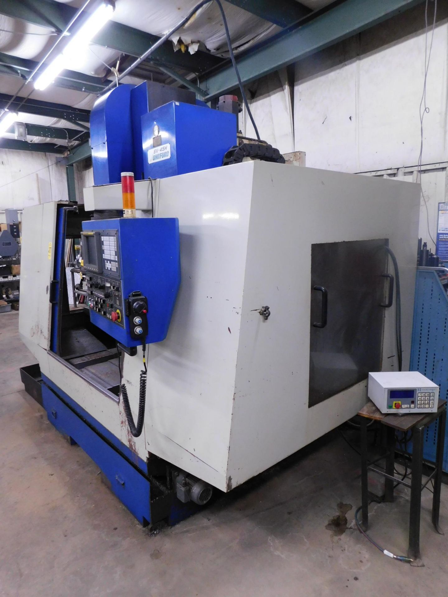 Johnford SV-45H CNC Vertical Machining Center, SN VU8123, New in 1998, 19.7" x 48" Table, Fanuc 18M - Image 3 of 16