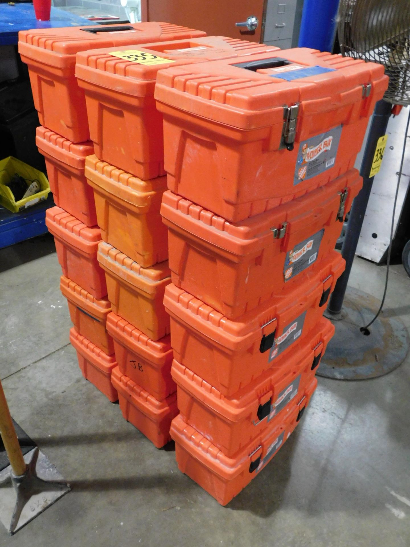 (15) Plastic Toolboxes