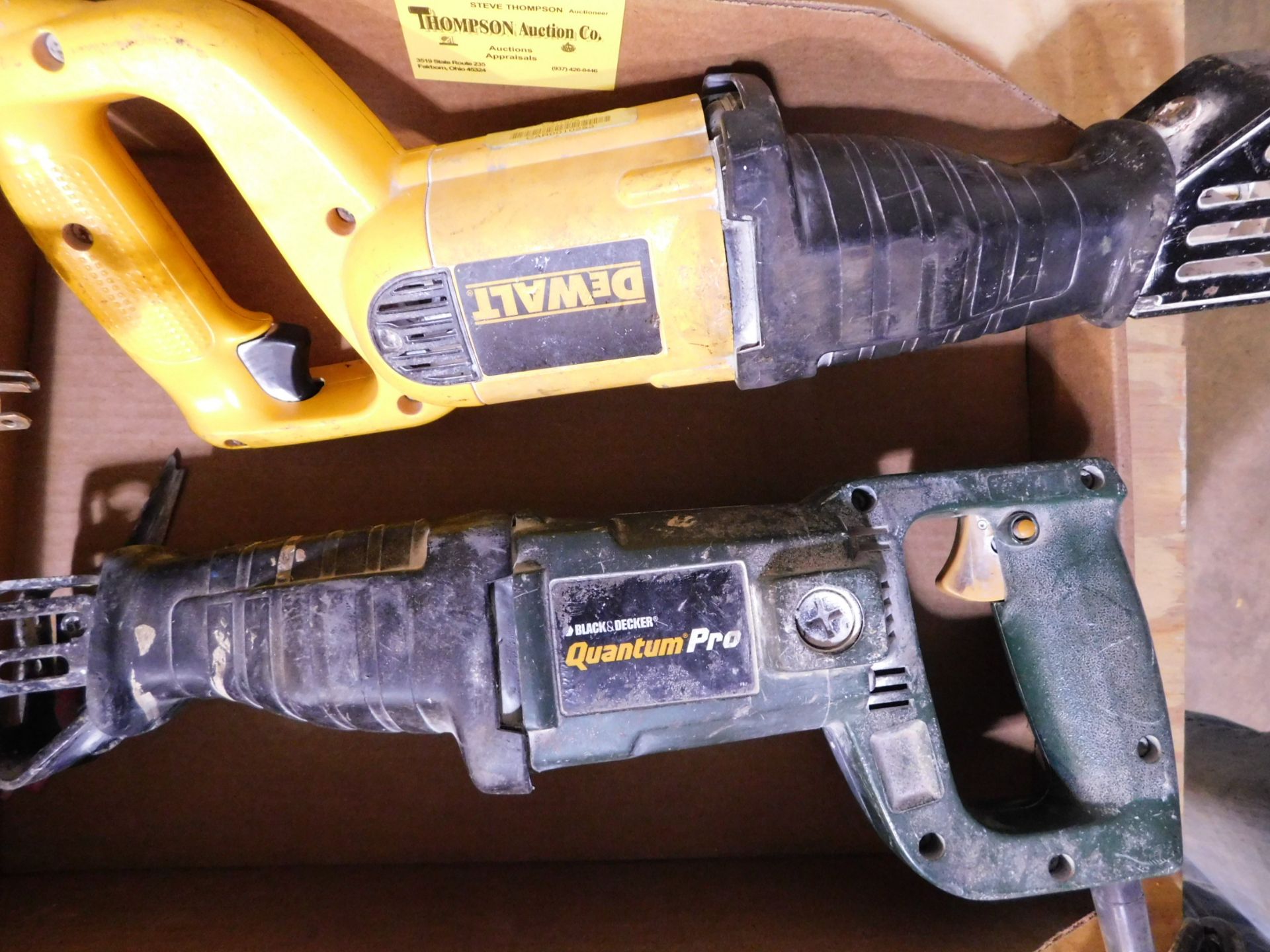 Black & Decker and Dewalt Reciprocating Saws