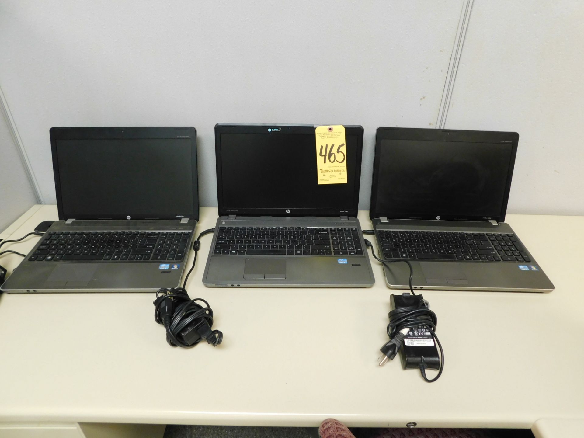 (3) HP Pro Book Laptops