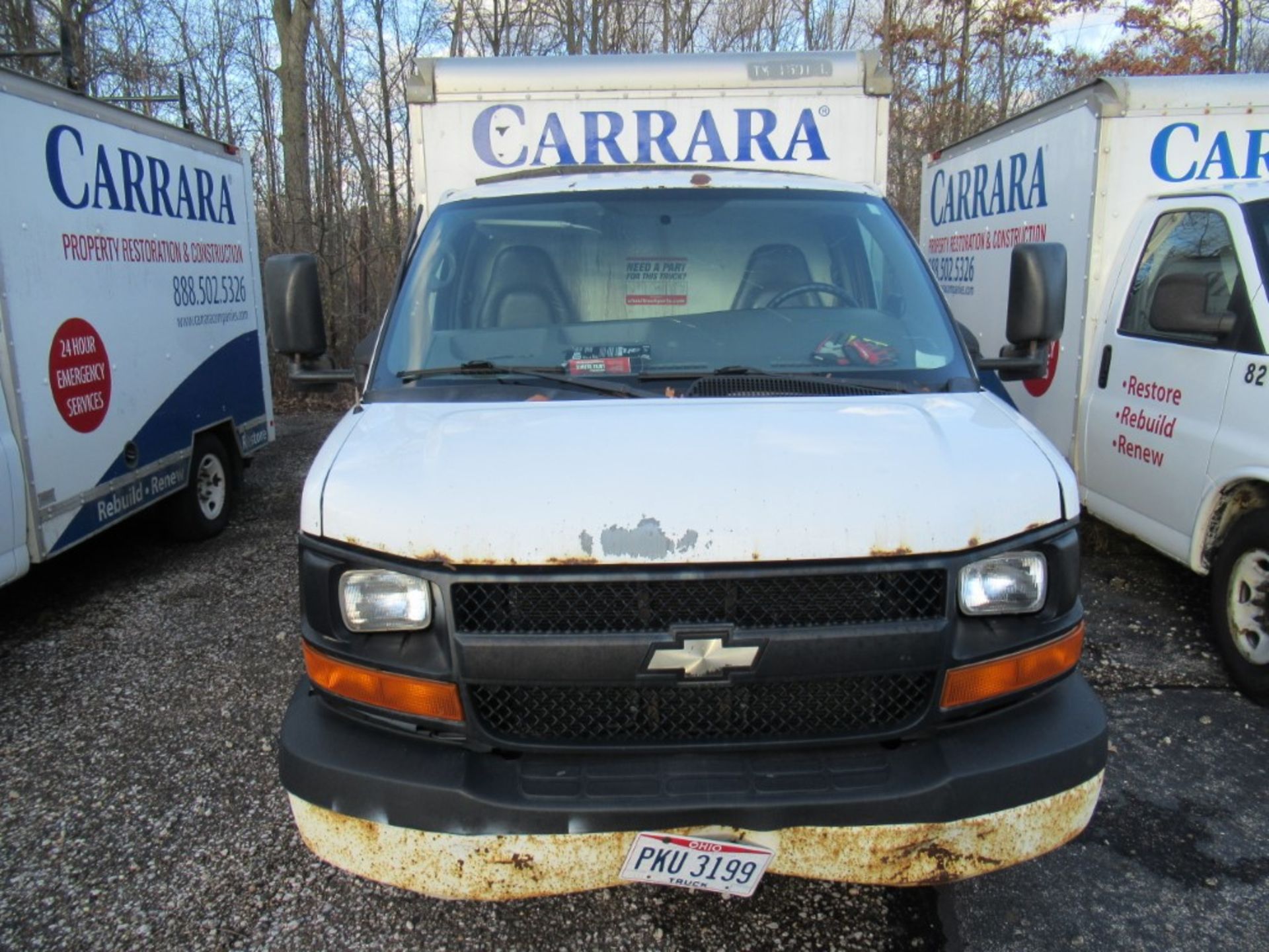 2008 GMC Savana Single Axle Box Truck, VIN 1GDGG31C881910341, 8,600 lb. GVWR, 10' Box, Automatic, - Image 3 of 25