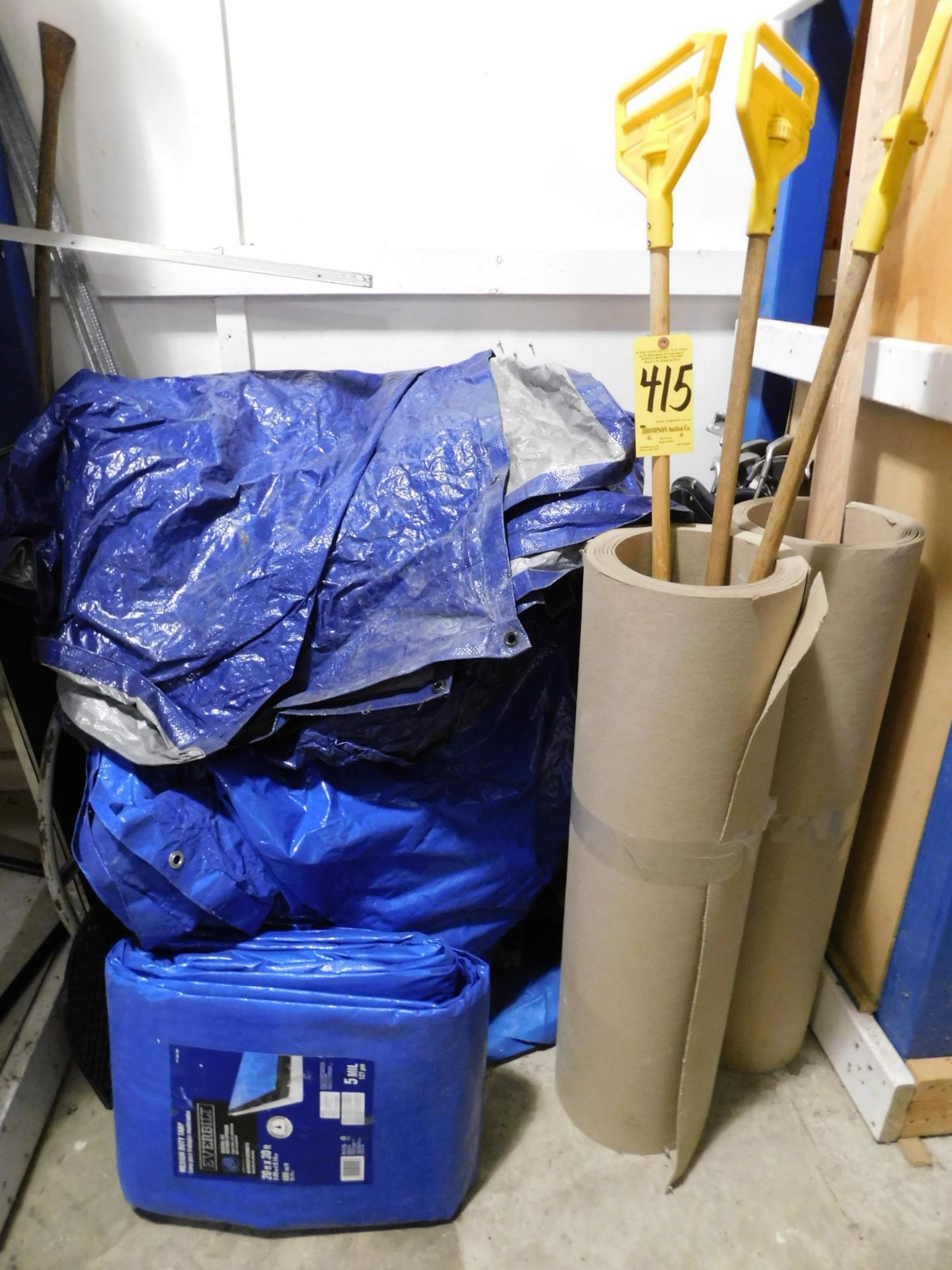 Tarps, Golf Clubs, and Mop Handles