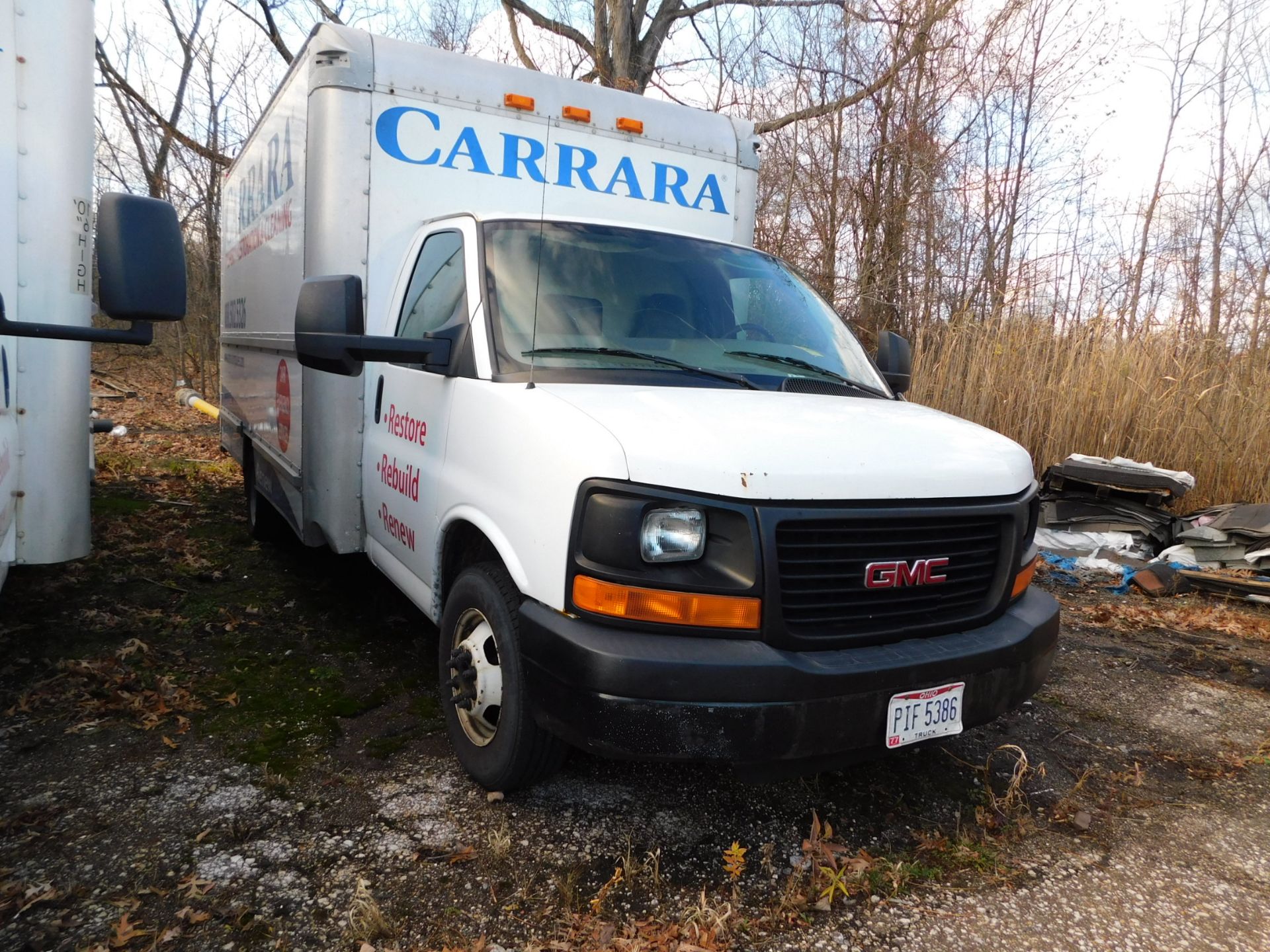 2006 GMC Savana Single Axle Box Truck, VIN 1GDHG31U161900907, 10,000 lb. GVWR, 15' Box, Automatic,