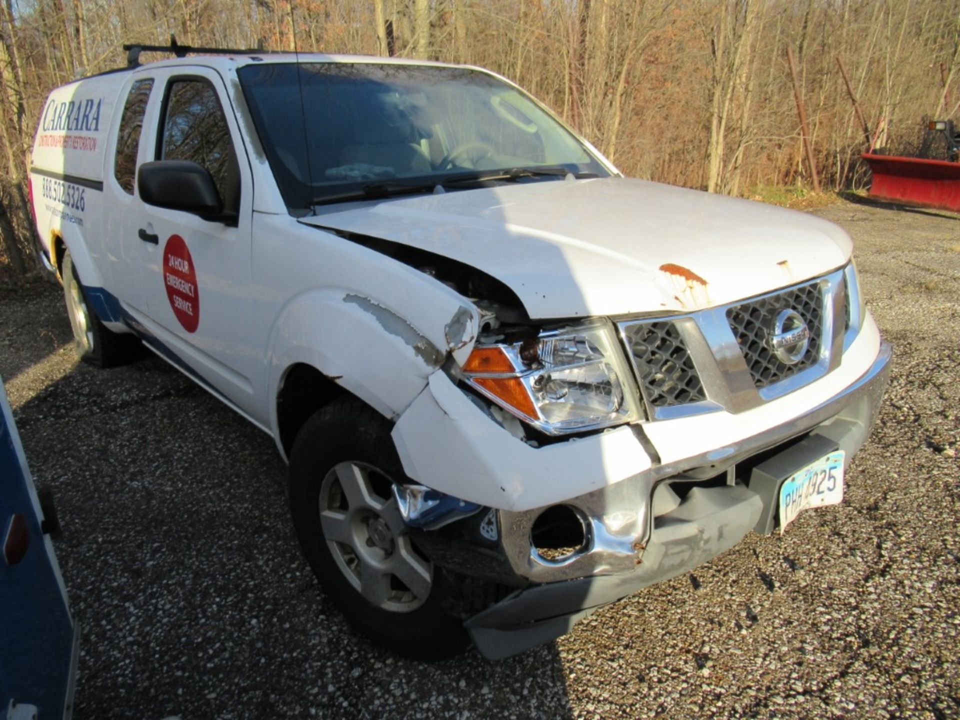 Wrecked 2005 Nissan Frontier Pickup, VIN 1NGAD06U05C427927, Extended Cab, Automatic, Cruise Control, - Image 2 of 20