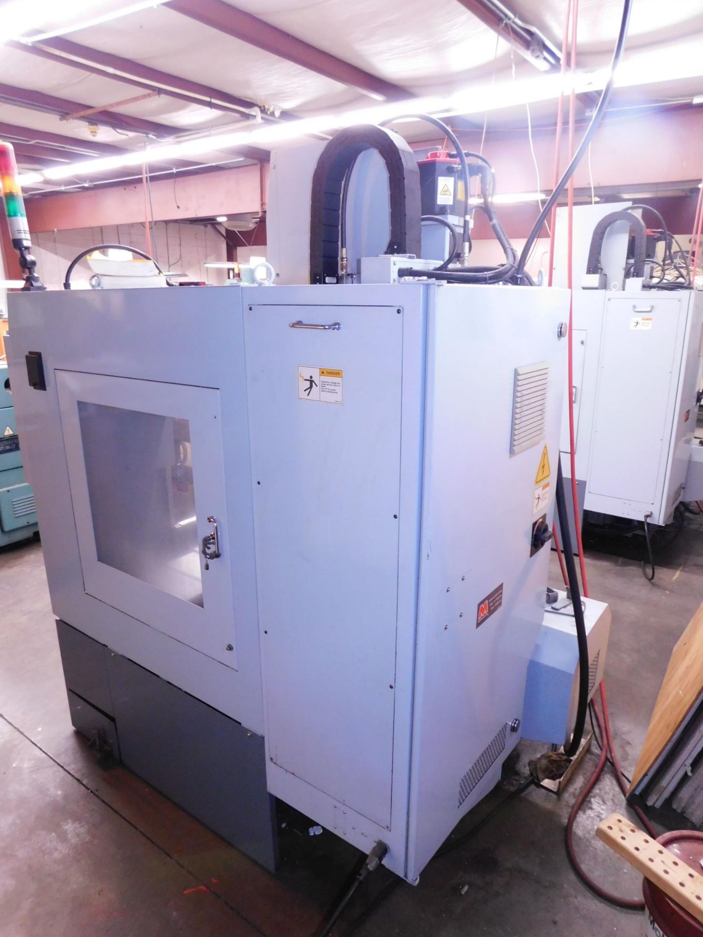 Sharp Model SV-2412 CNC Vertical Machining Center, s/n 4100560, New 2006, Fanuc 0i CNC Control, 12 - Bild 10 aus 12