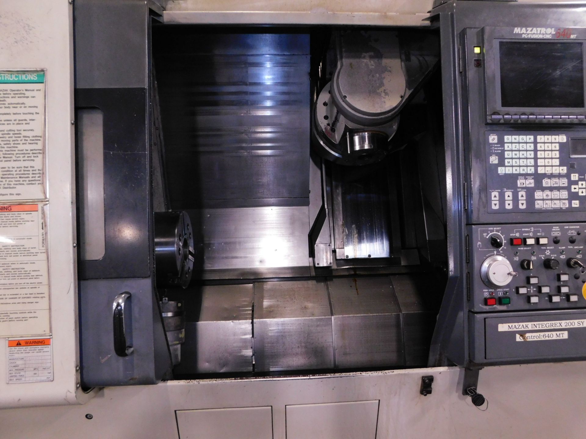 Mazak Model Integrex 200SY CNC Turning Center, s/n 141884, New 1999, Mazatrol PC-Fusion 640MT CNC - Image 7 of 14