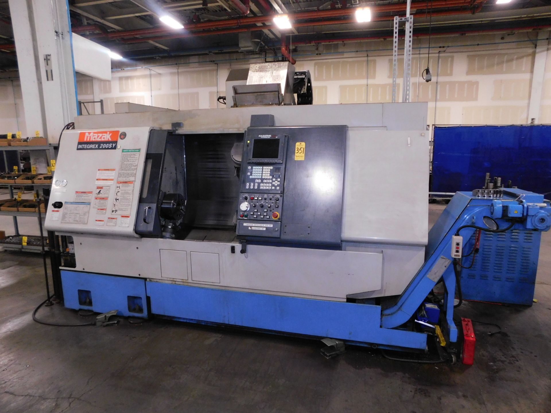 Mazak Model Integrex 200SY CNC Turning Center, s/n 141884, New 1999, Mazatrol PC-Fusion 640MT CNC