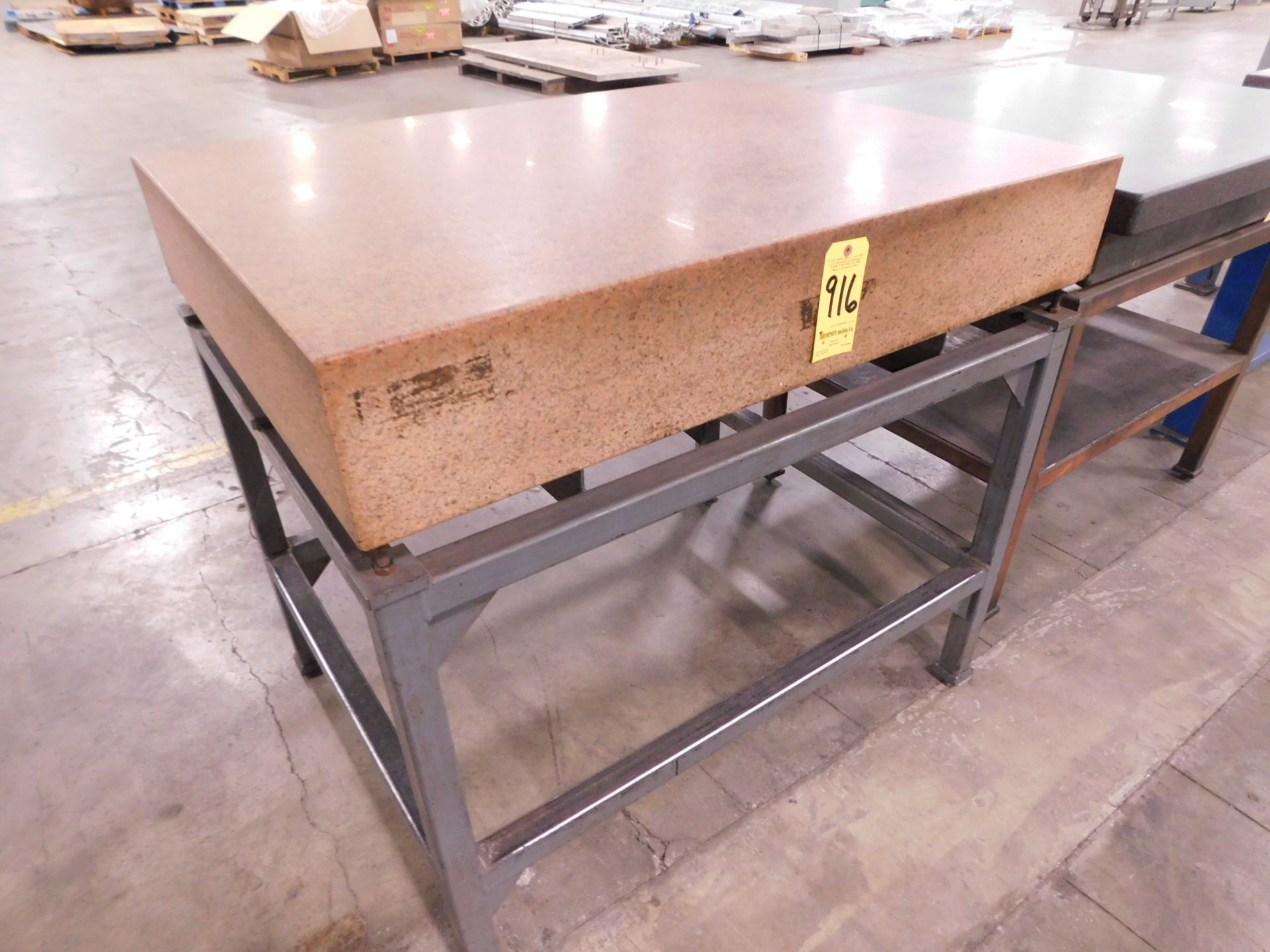 Granite Surface Plate, 36" X 48" X 8", with Stand