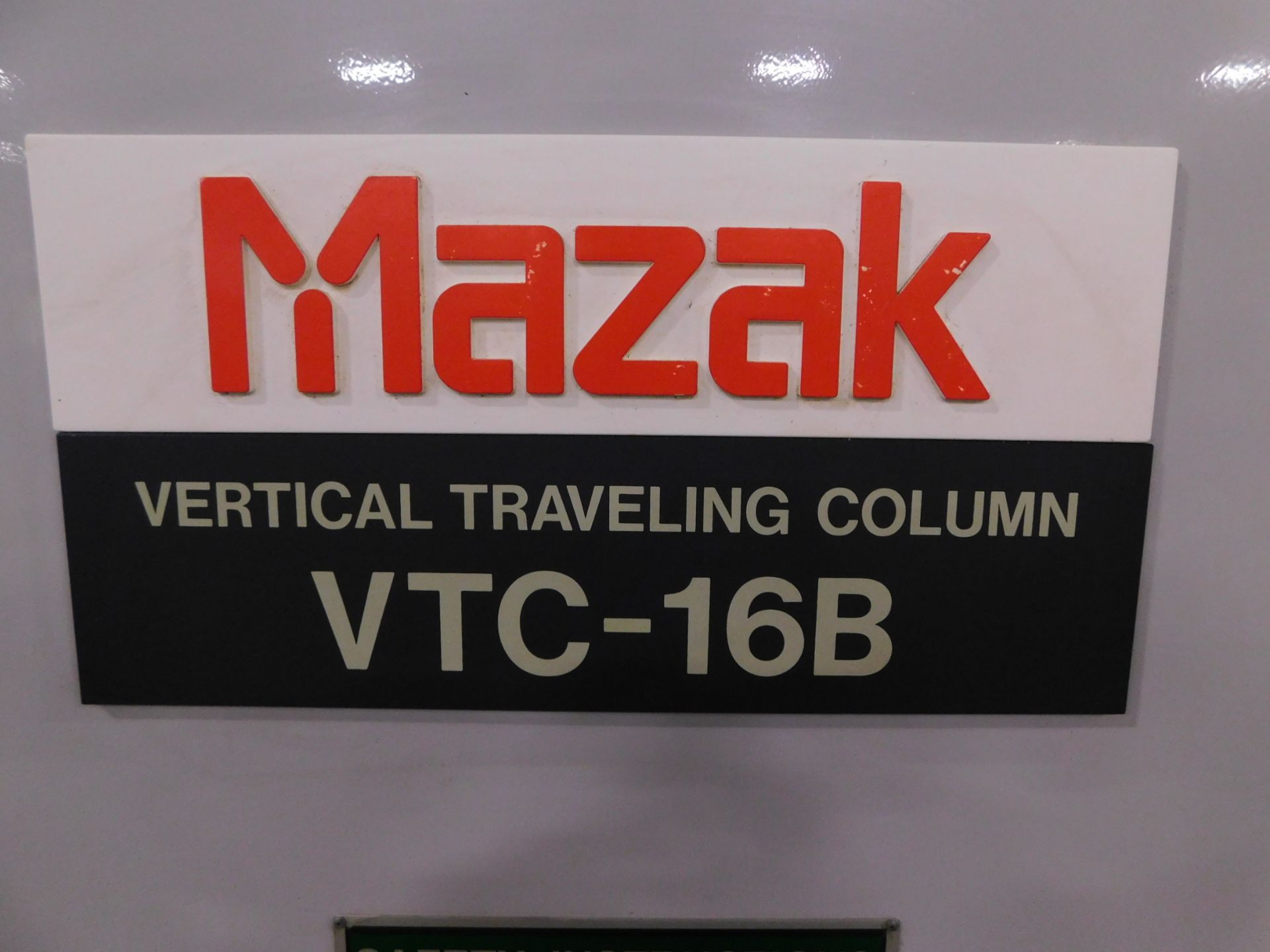 Mazak Model VTC-16B CNC Vertical Machining Center, s/n 115071, New 1995, Mazatrol M32B CNC - Image 12 of 13