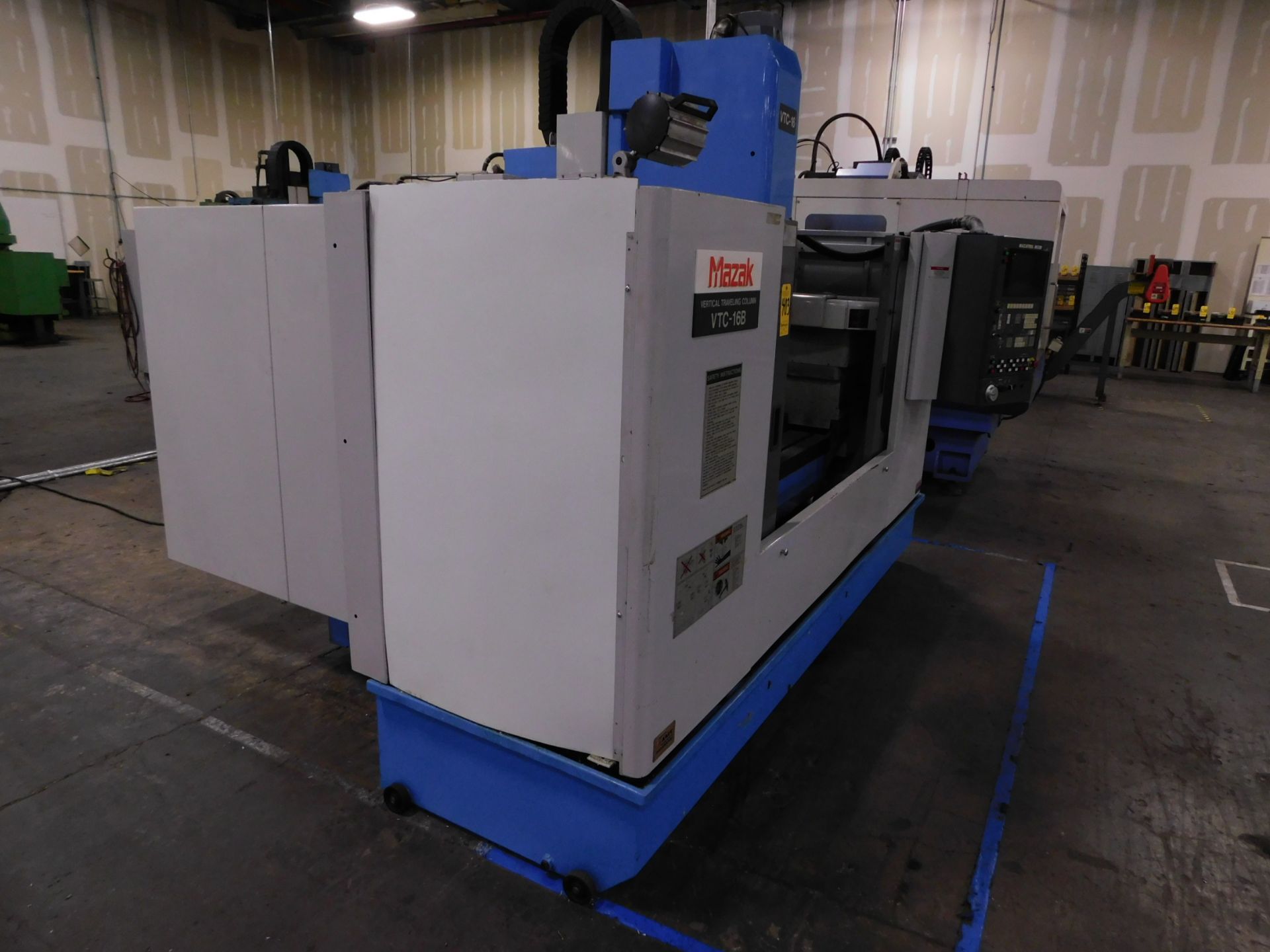 Mazak Model VTC-16B CNC Vertical Machining Center, s/n 115071, New 1995, Mazatrol M32B CNC - Image 4 of 13