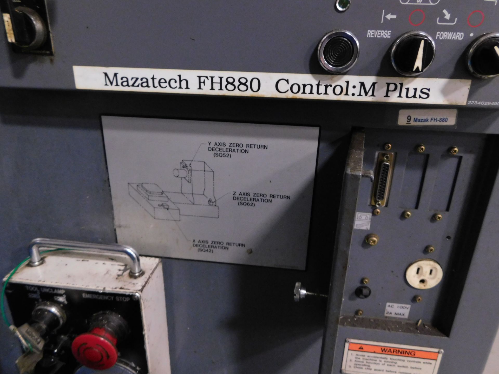 Mazak Model FH-880 CNC Horizontal Machining Center, s/n 236136181, New 1998, Mazatrol M-Plus CNC - Bild 17 aus 17