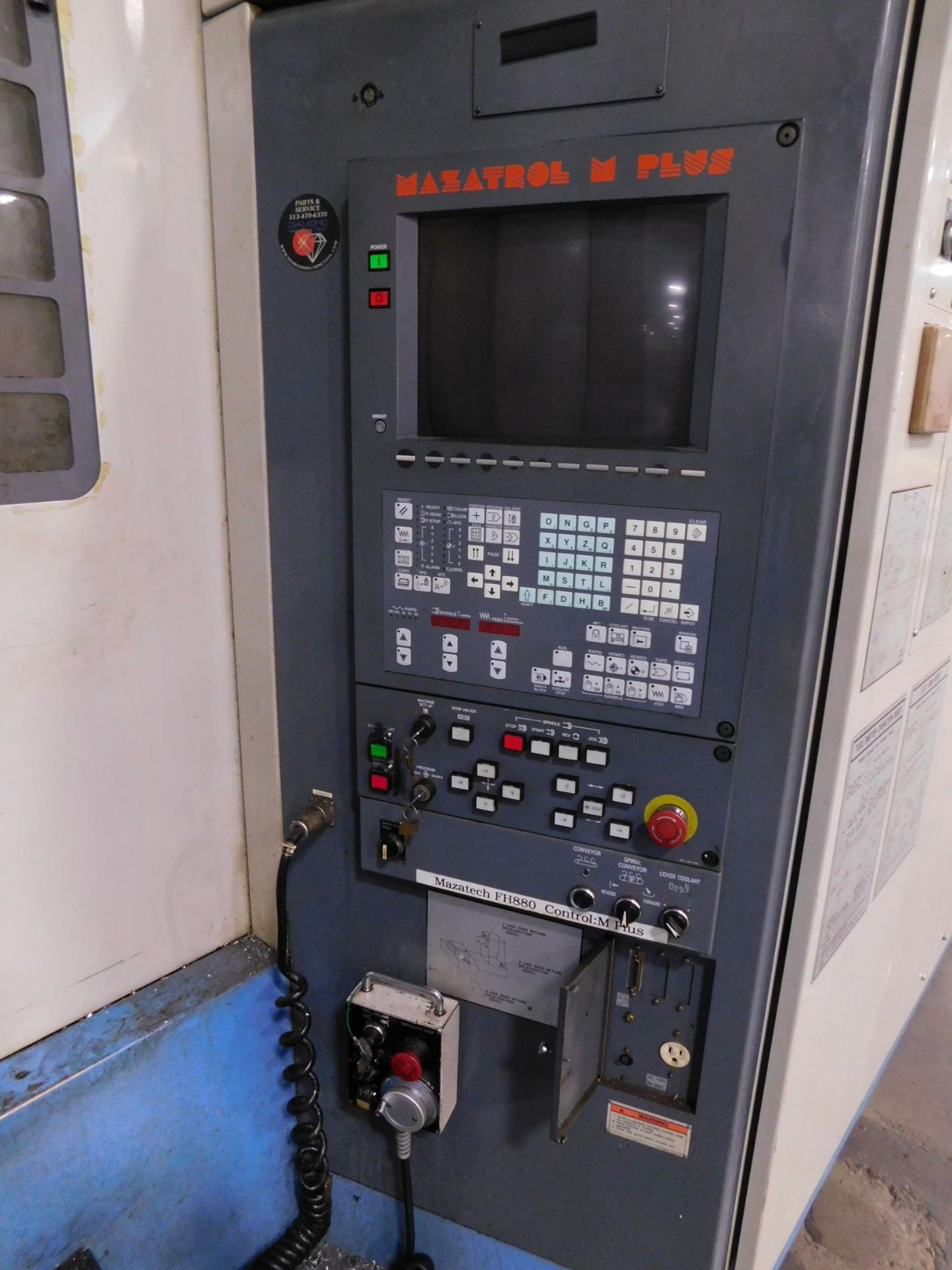 Mazak Model FH-880 CNC Horizontal Machining Center, s/n 236136181, New 1998, Mazatrol M-Plus CNC - Image 3 of 17