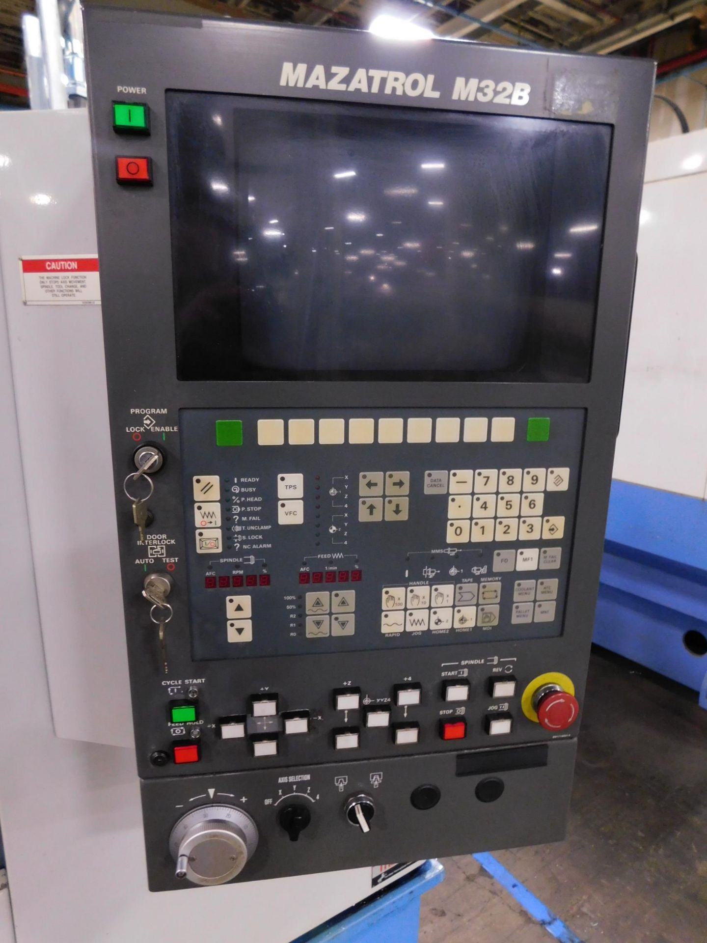 Mazak Model VTC-16B CNC Vertical Machining Center, s/n 115071, New 1995, Mazatrol M32B CNC - Image 7 of 13