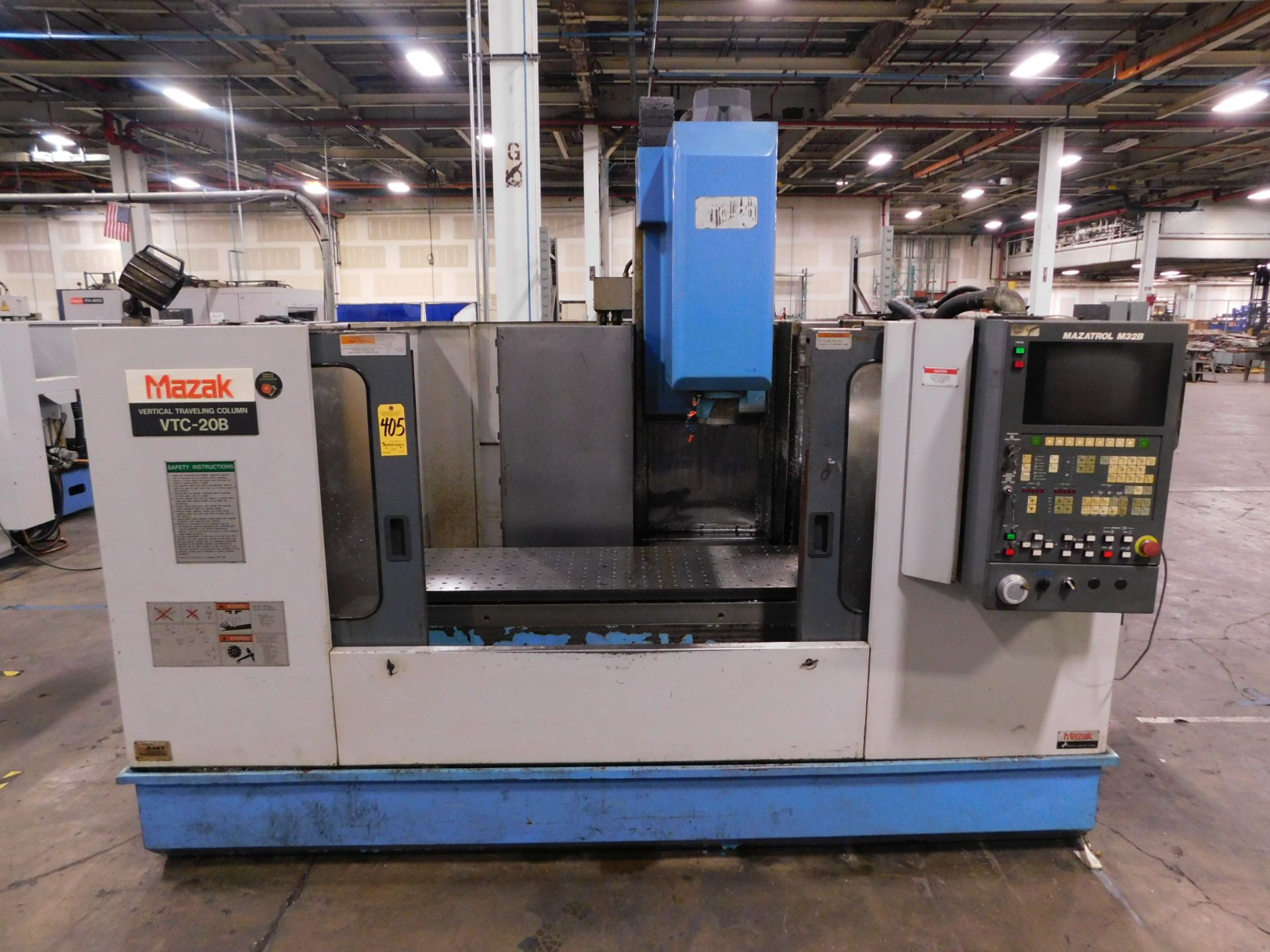 Mazak Model VTC-20B CNC Vertical Machining Center, s/n 116233, New 1995, Mazatrol M32B CNC